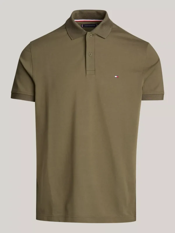 Tommy Hilfiger Performance TH Flex Regular Fit Poloshirt ARMY GREEN Flash Sale