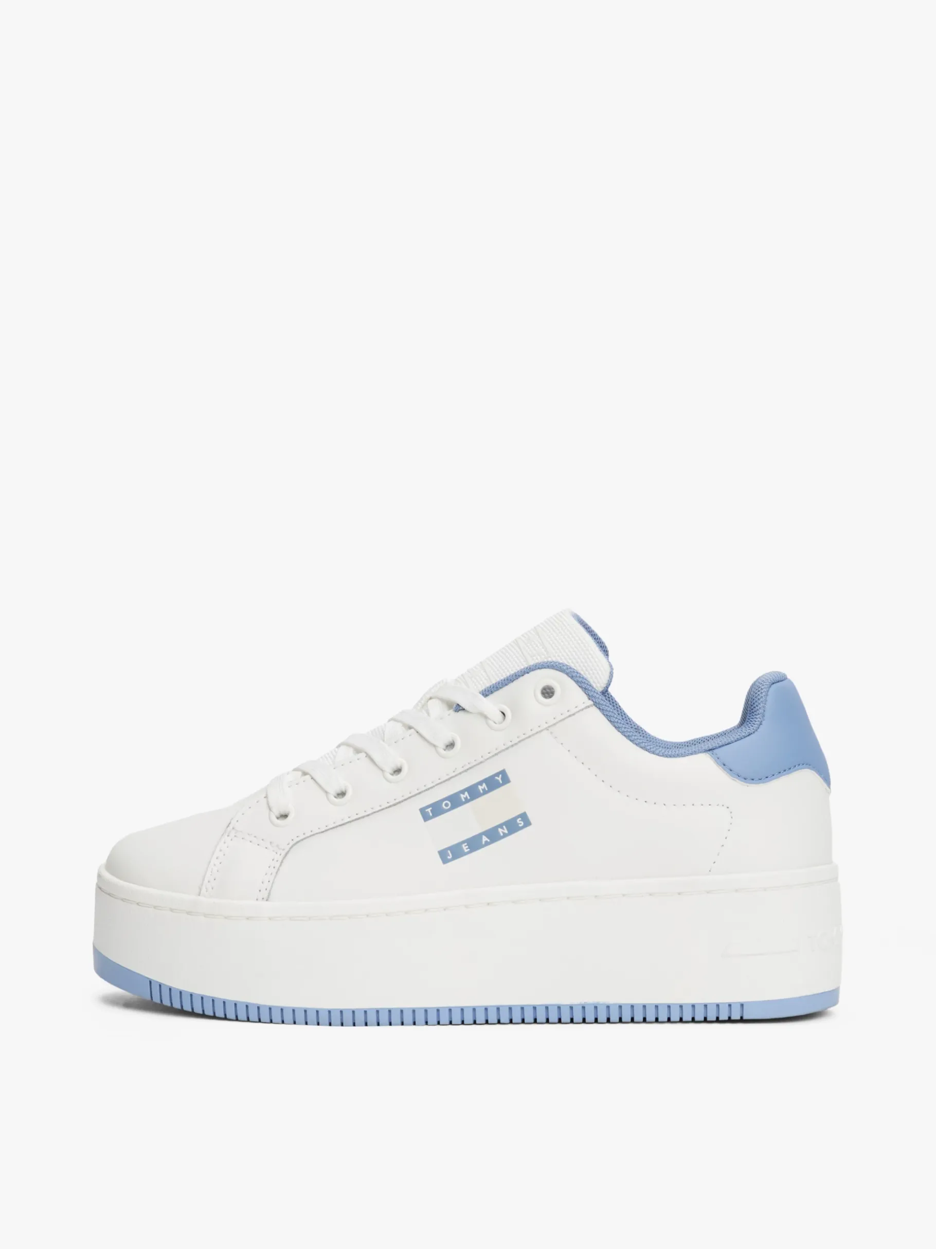 Tommy Hilfiger Platform-Sneaker aus Leder CLEAR WATER Cheap