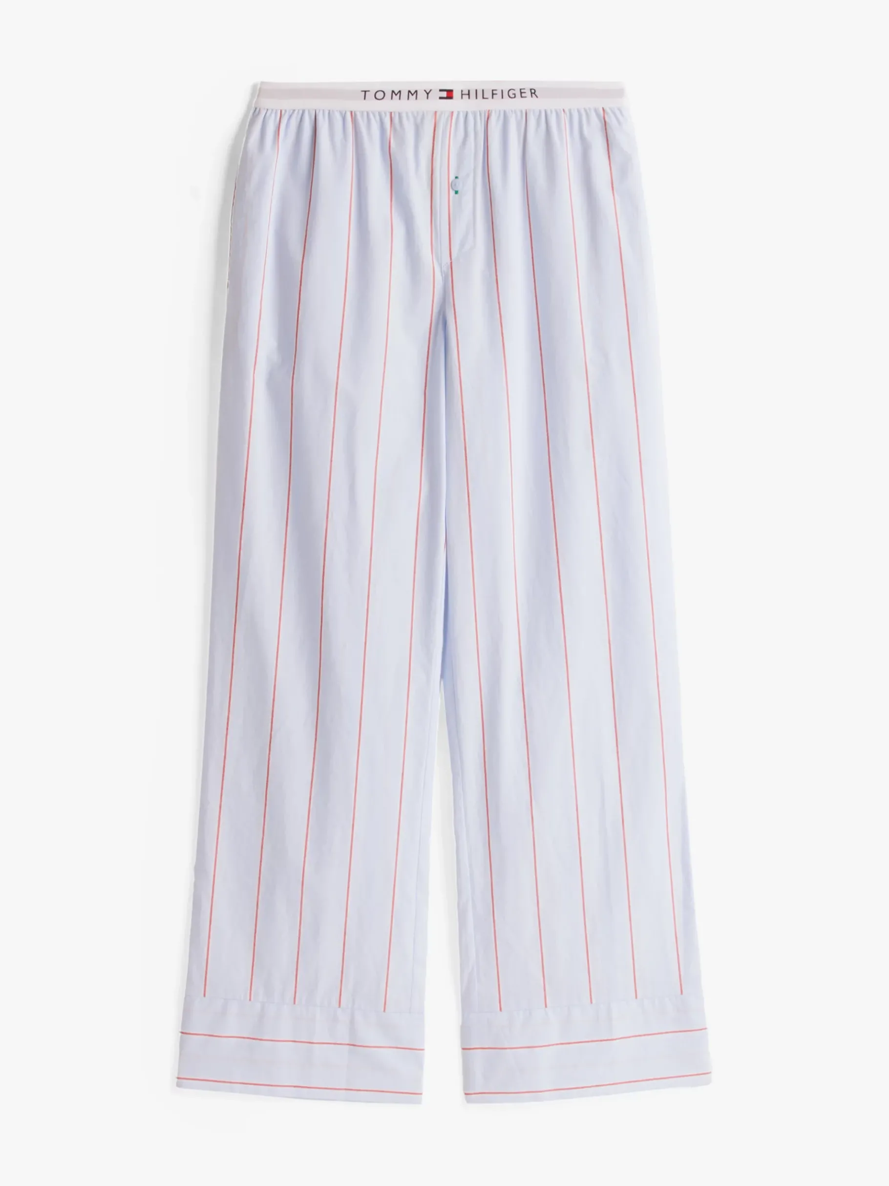 Tommy Hilfiger Popeline-Pyjamahose mit Logo BLOCK STRIPE SWEET BLUE Flash Sale