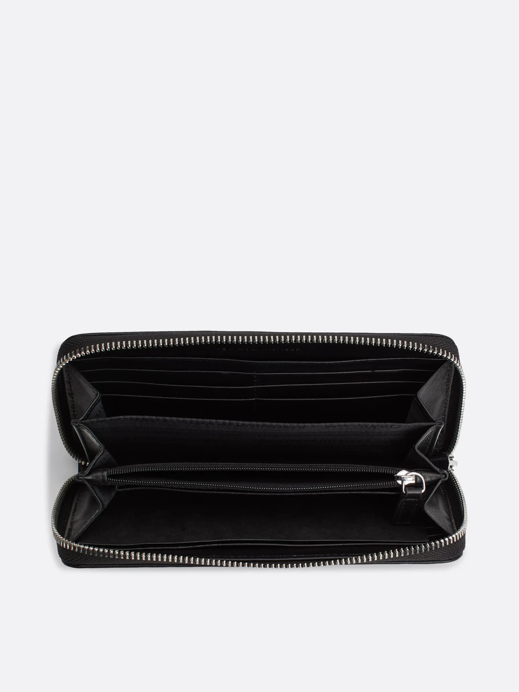 Tommy Hilfiger Premium Leather Reißverschluss-Brieftasche BLACK Store