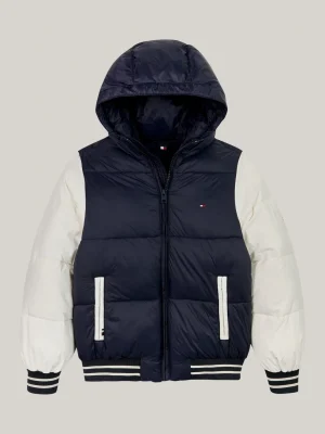 Tommy Hilfiger Pufferjacke mit Color Block-Design und Logo DESERT SKY COLORBLOCK Best