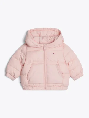 Tommy Hilfiger Puffer-Jacke mit Kapuze SOFT ROSE Store