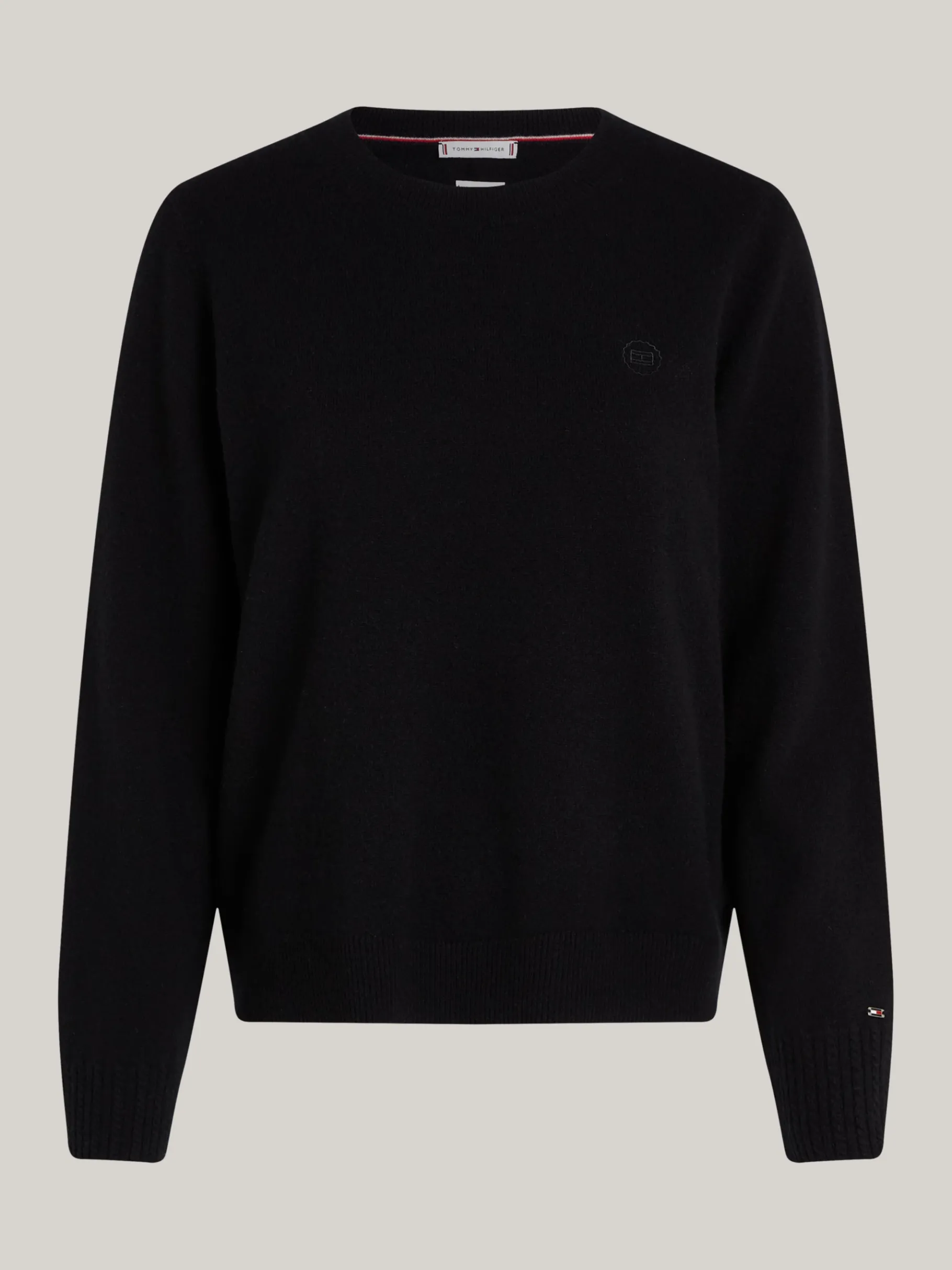 Tommy Hilfiger Pullover aus reinem Kaschmir BLACK Store