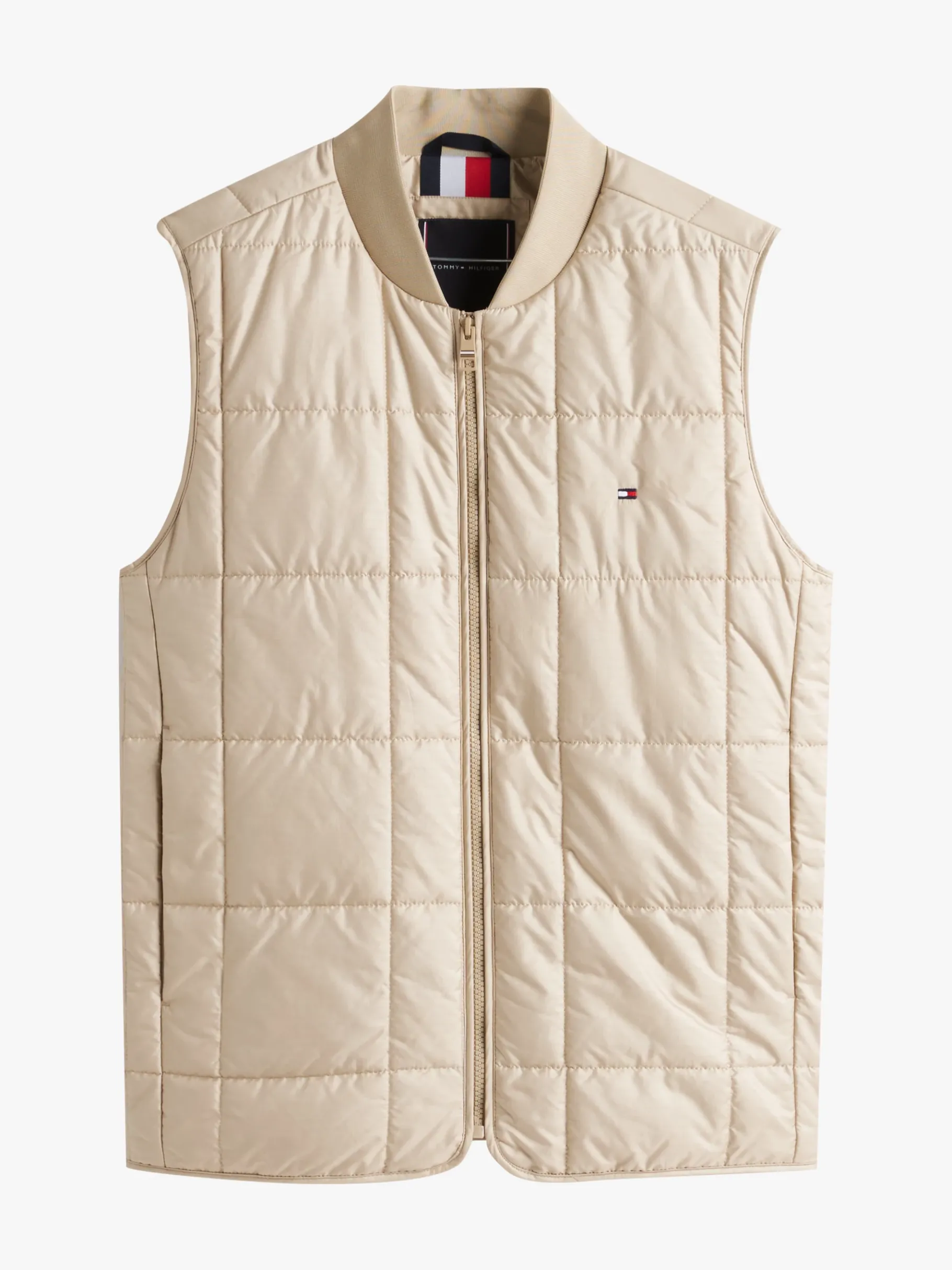 Tommy Hilfiger Quadratisch gesteppte Weste SANDALWOOD Clearance