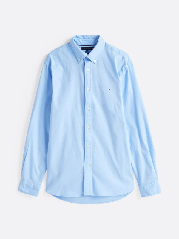 Tommy Hilfiger Regular Fit Hemd mit aufgestickter Flag VESSEL BLUE Shop