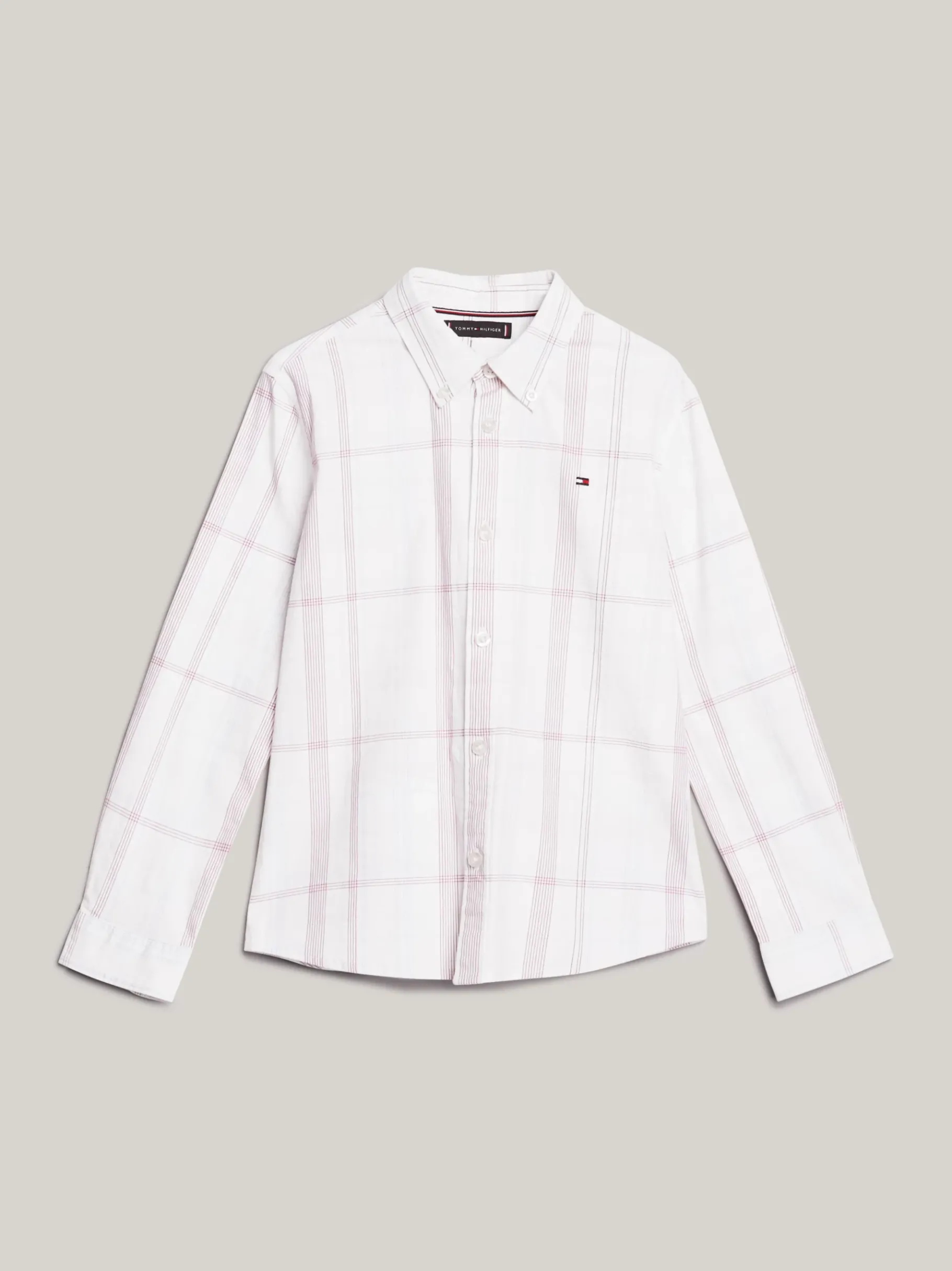 Tommy Hilfiger Regular Fit Hemd mit Schottenkaros RED CHECK Hot