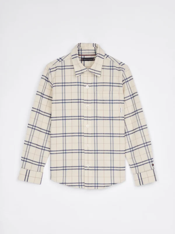 Tommy Hilfiger Regular Fit Hemd mit verschiedenen Karos CLASSIC BEIGE CHECK Flash Sale