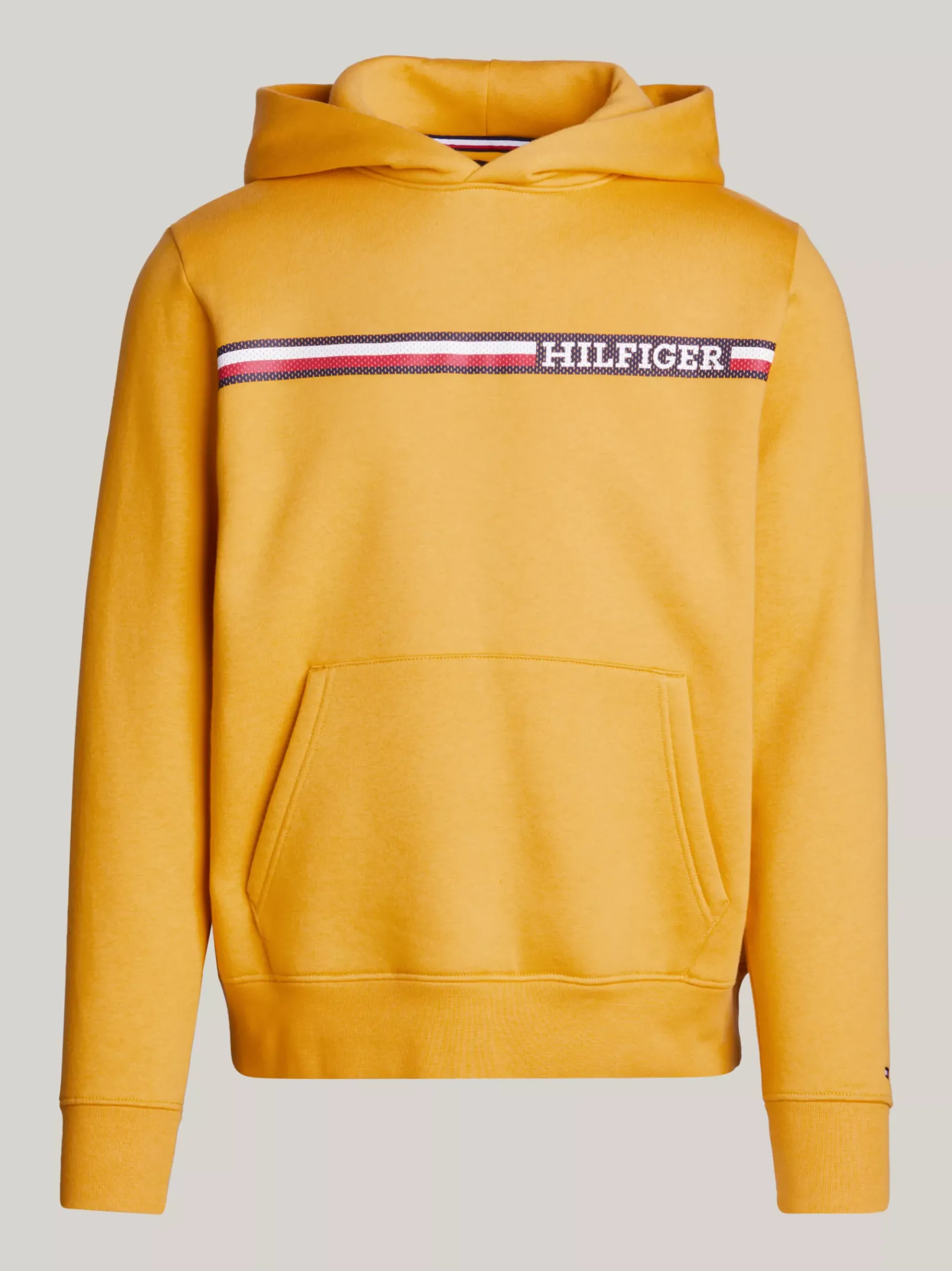 Tommy Hilfiger Regular Fit Hoodie mit Streifen-Logo CITY YELLOW Online