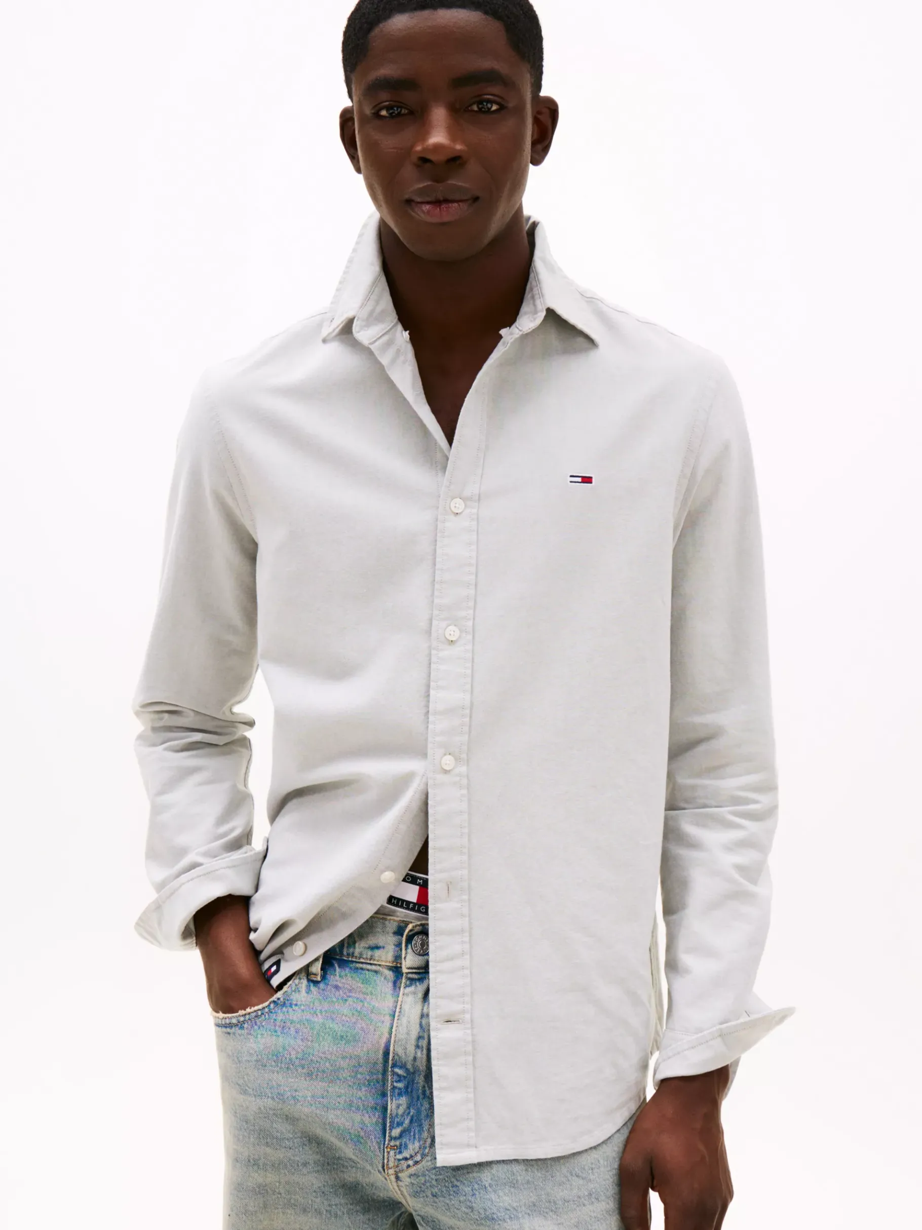 Tommy Hilfiger Regular Fit Oxford-Hemd ARUBA GREEN Online