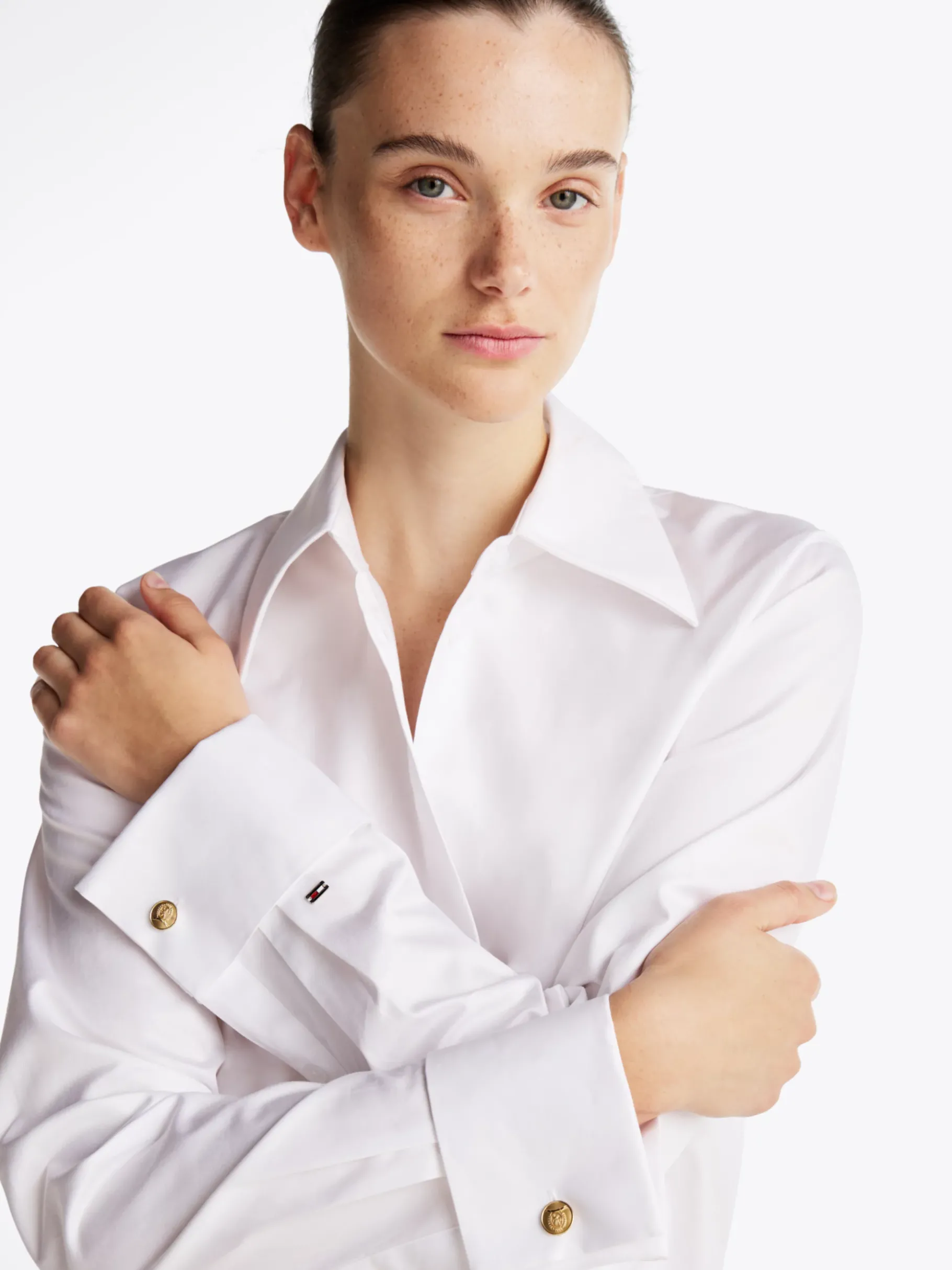 Tommy Hilfiger Regular Fit Oxford-Hemd WHITE Discount