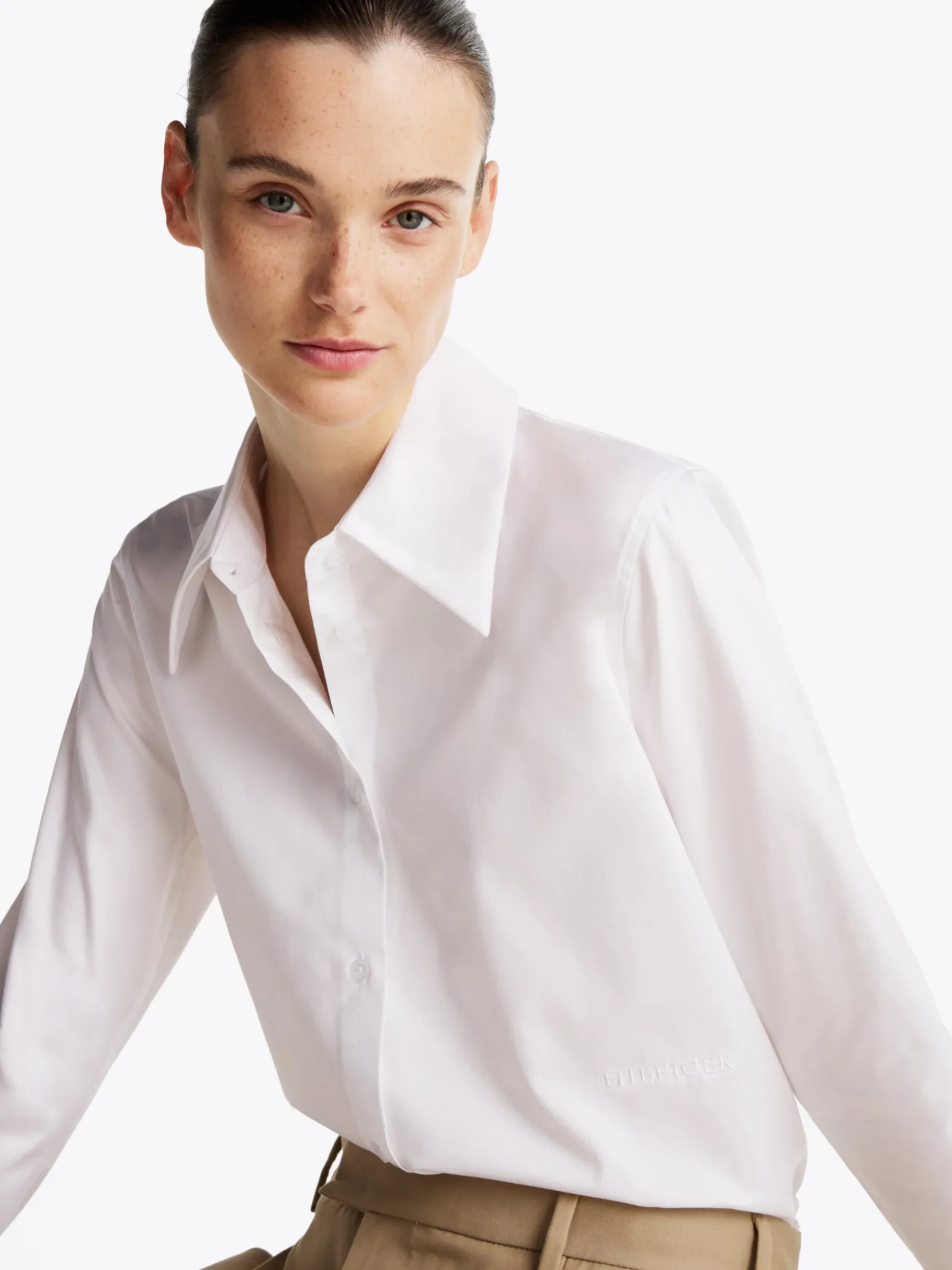 Tommy Hilfiger Regular Fit Oxford-Hemd WHITE Discount