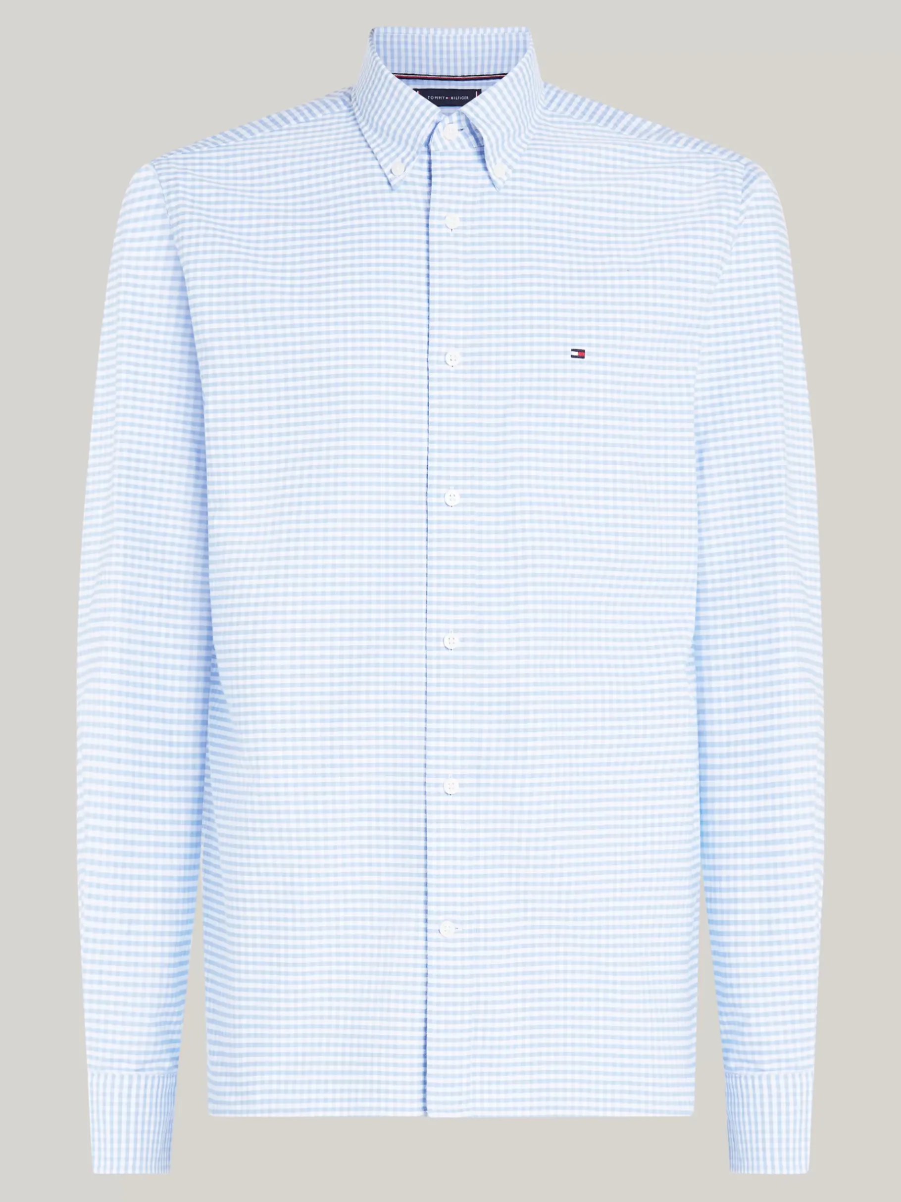 Tommy Hilfiger Regular Fit Oxford-Hemd mit Vichy-Karo CLOUDY BLUE / CHECK Sale