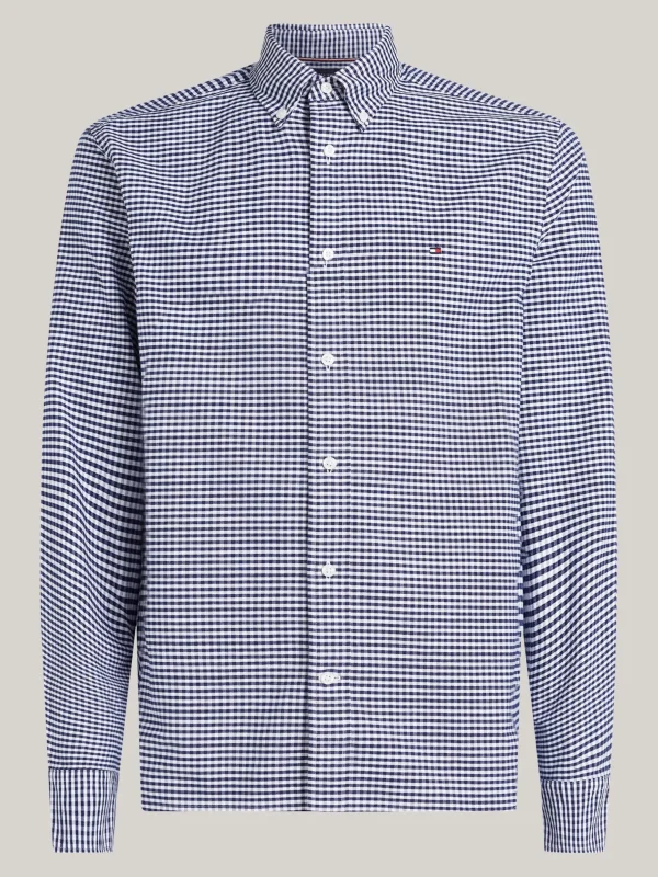 Tommy Hilfiger Regular Fit Oxford-Hemd mit Vichy-Karo DESERT SKY / CHECK Best