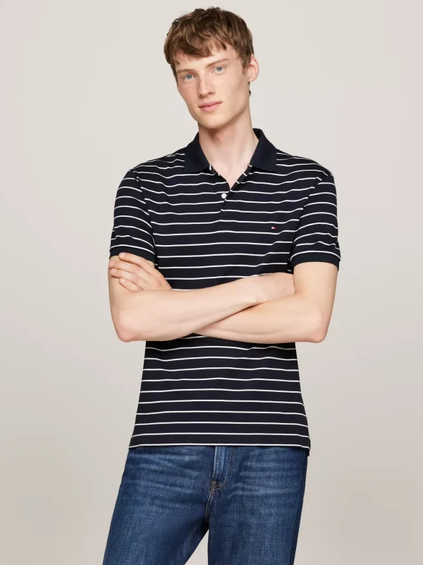 Tommy Hilfiger Regular Fit Poloshirt DESERT SKY / ECRU Fashion