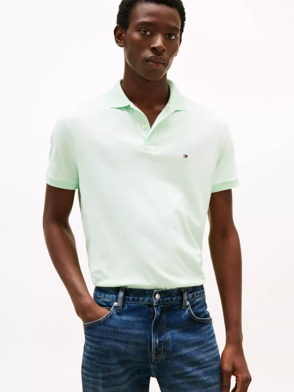 Tommy Hilfiger Regular Fit Poloshirt OPAL GREEN Cheap