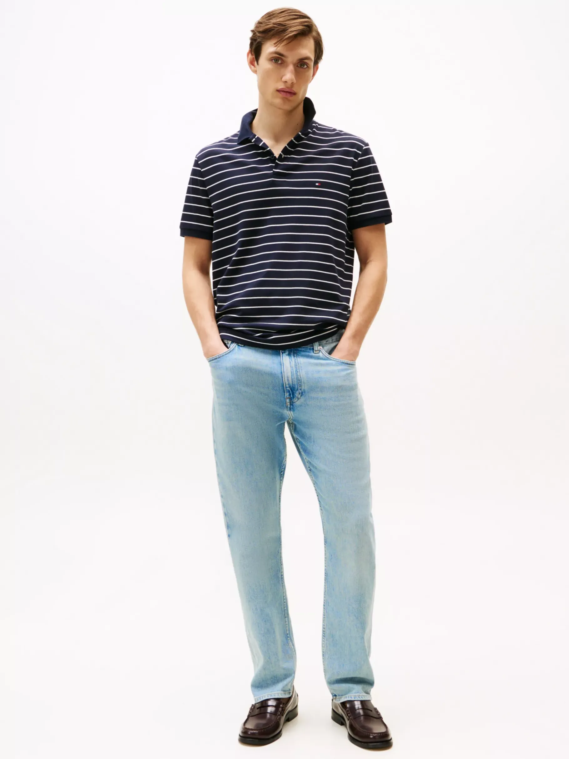 Tommy Hilfiger Regular Fit Poloshirt DESERT SKY / ECRU Store