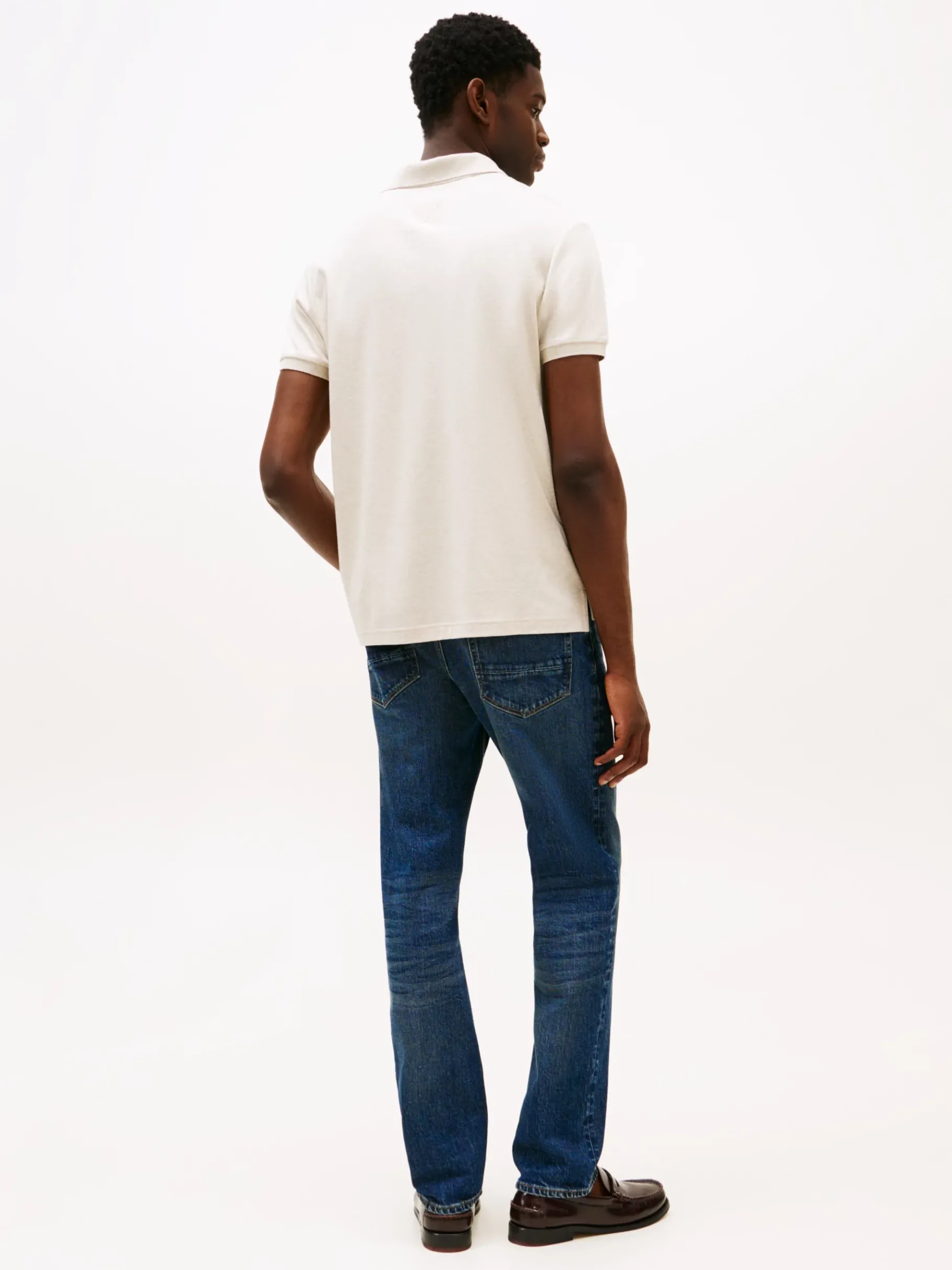 Tommy Hilfiger Regular Fit Poloshirt HEATHERED OATMILK Online