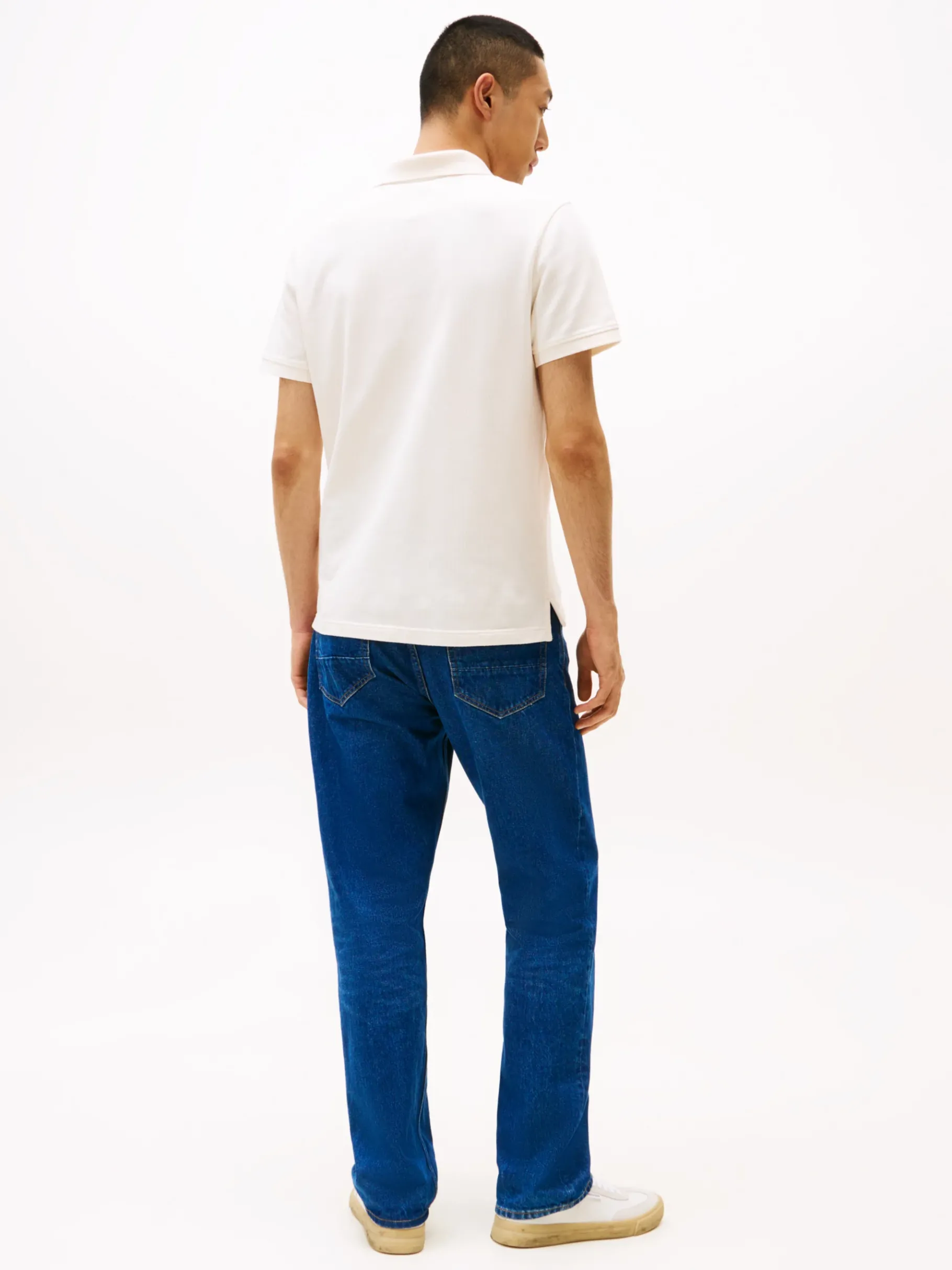 Tommy Hilfiger Regular Fit Poloshirt IVORY PETAL Outlet