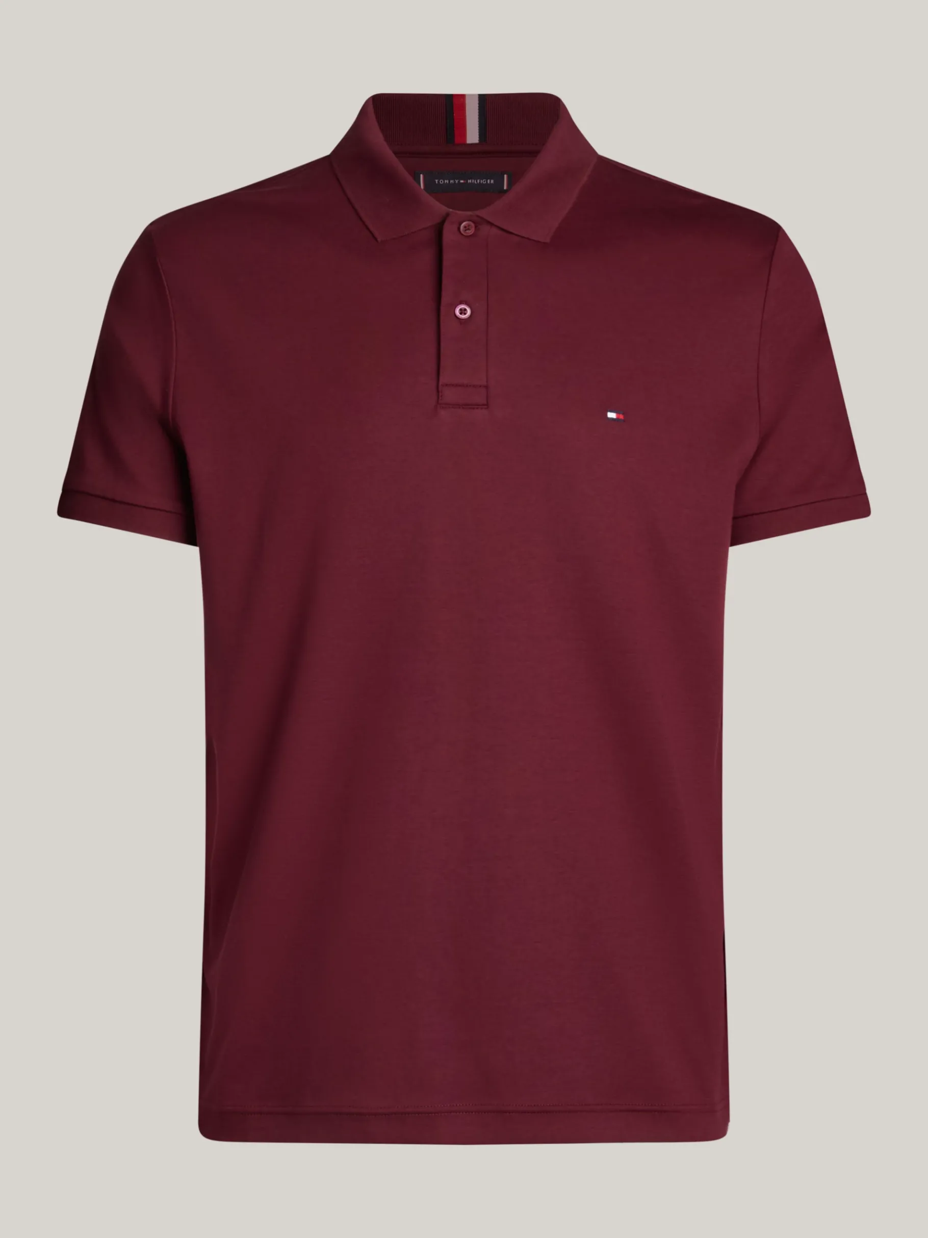 Tommy Hilfiger Regular Fit Poloshirt DEEP ROUGE Cheap