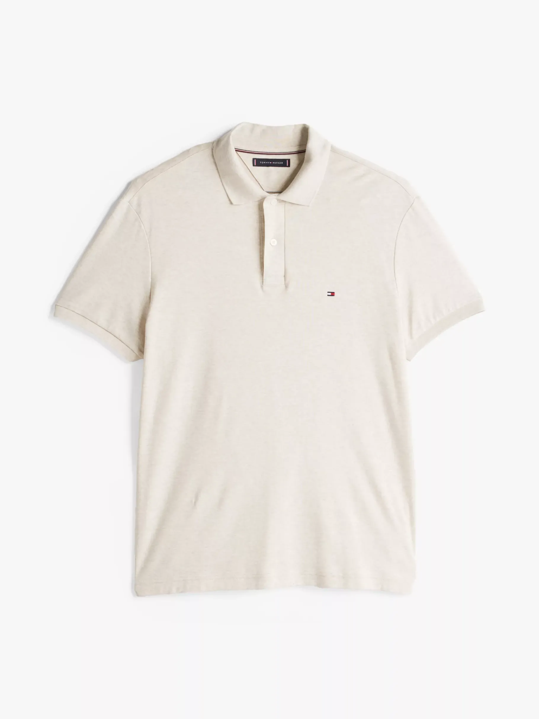 Tommy Hilfiger Regular Fit Poloshirt HEATHERED OATMILK Online