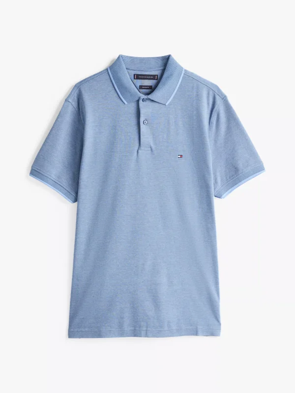 Tommy Hilfiger Regular Fit Poloshirt mit Kontrast-Details VESSEL BLUE / AEGEAN SEA Outlet