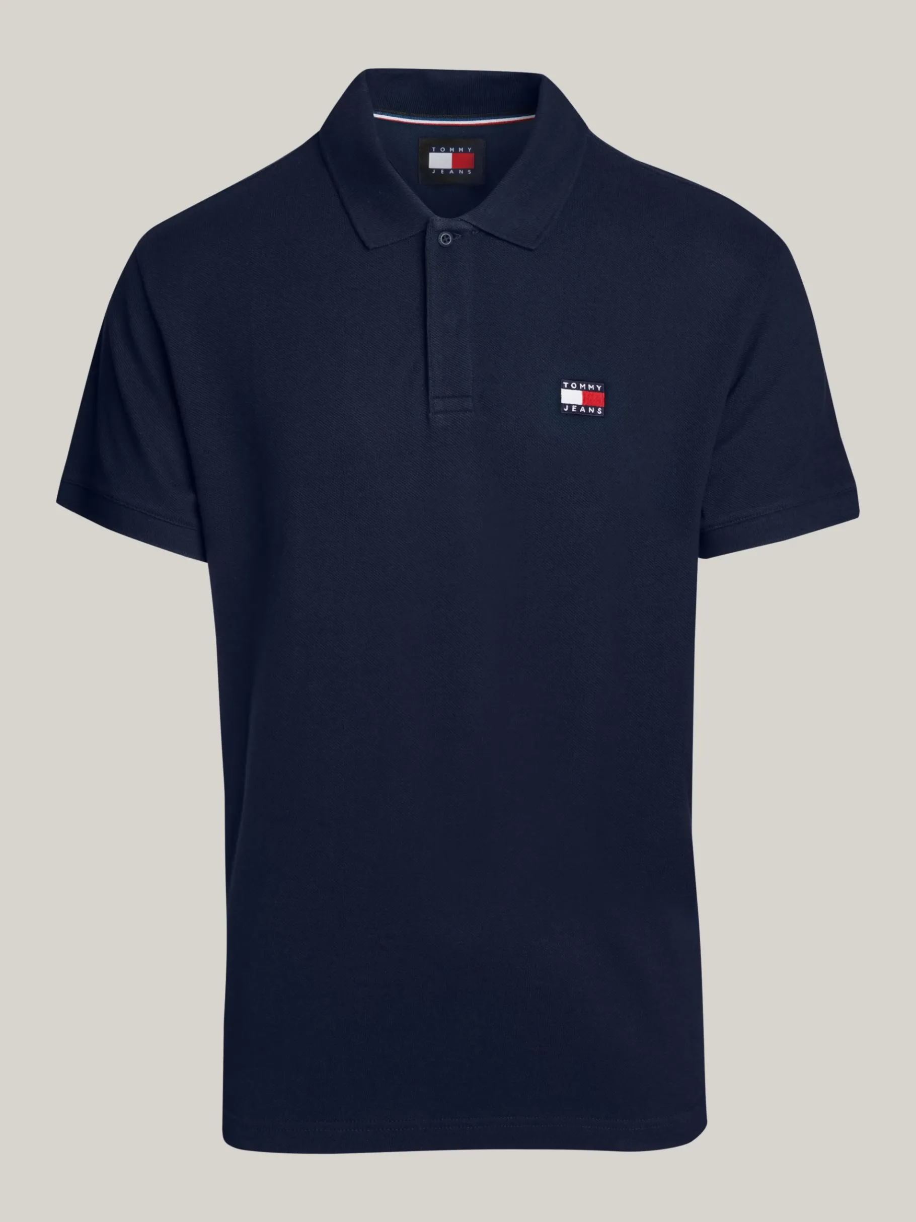 Tommy Hilfiger Regular Fit Poloshirt mit Badge DARK NIGHT NAVY Outlet