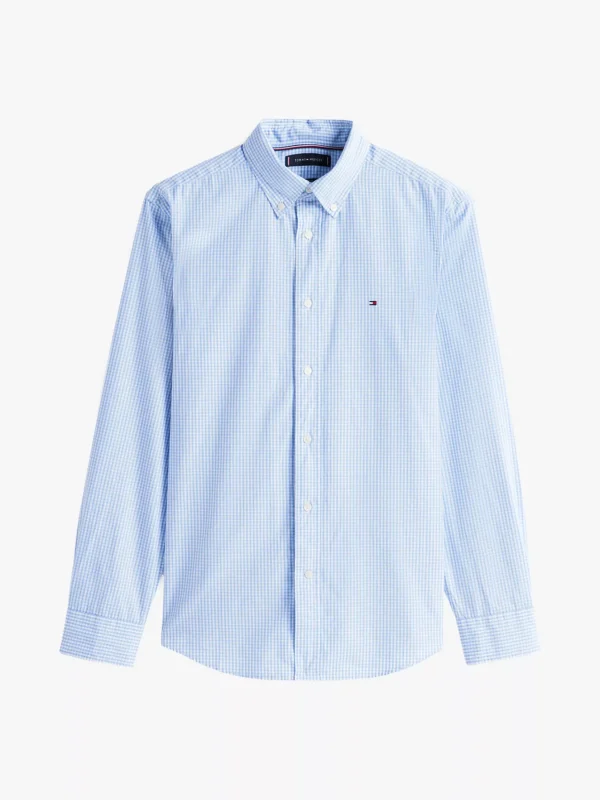 Tommy Hilfiger Regular Fit Popeline-Hemd mit Vichy-Karos SWEET BLUE / OPTIC WHITE Sale