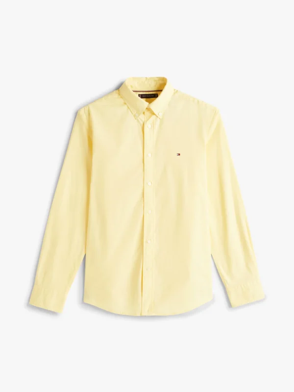 Tommy Hilfiger Regular Fit Popeline-Hemd mit Flex Technology CITRONELLA Clearance