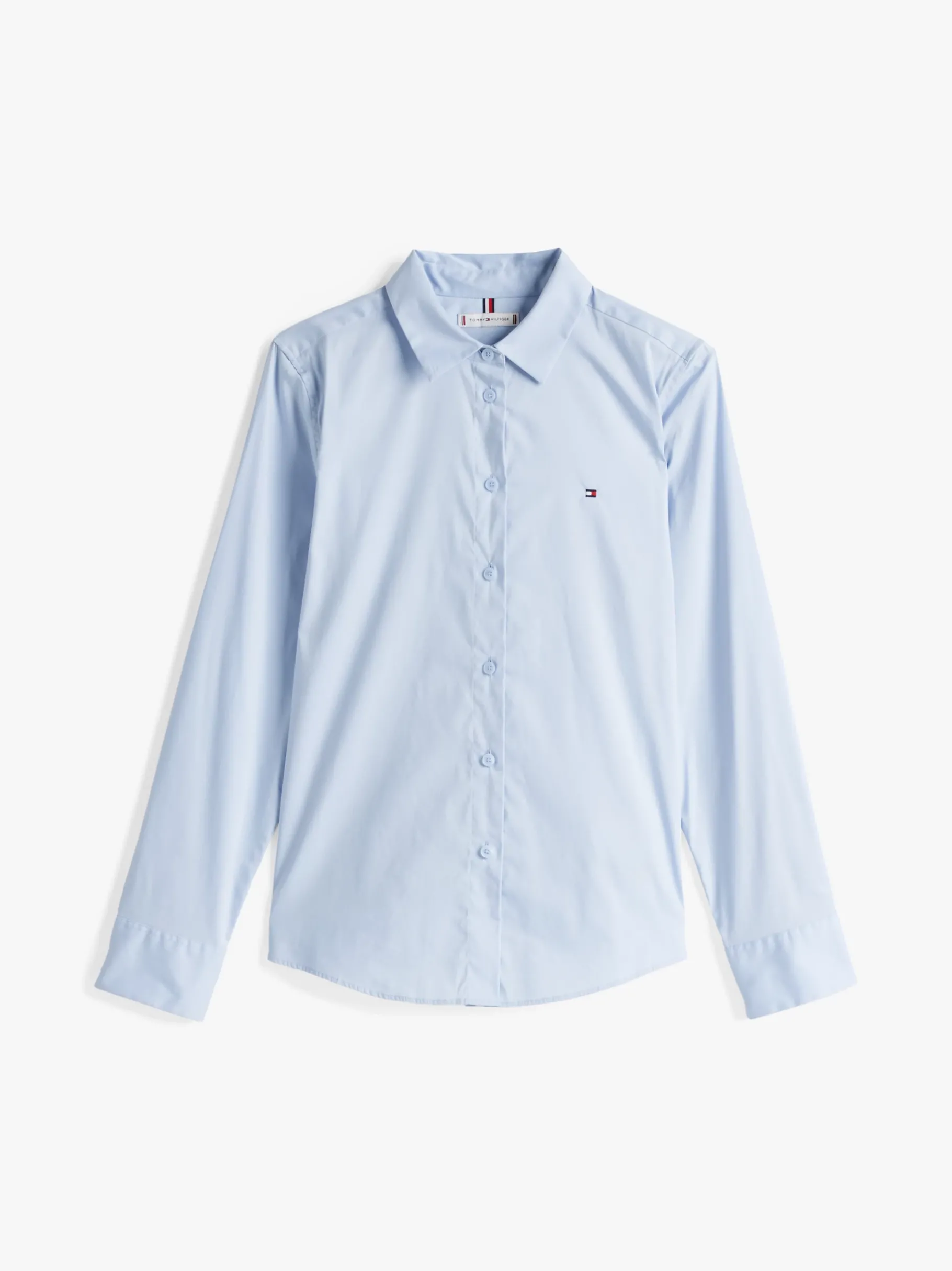 Tommy Hilfiger Regular Fit Popeline-Hemd BREEZY BLUE Best Sale