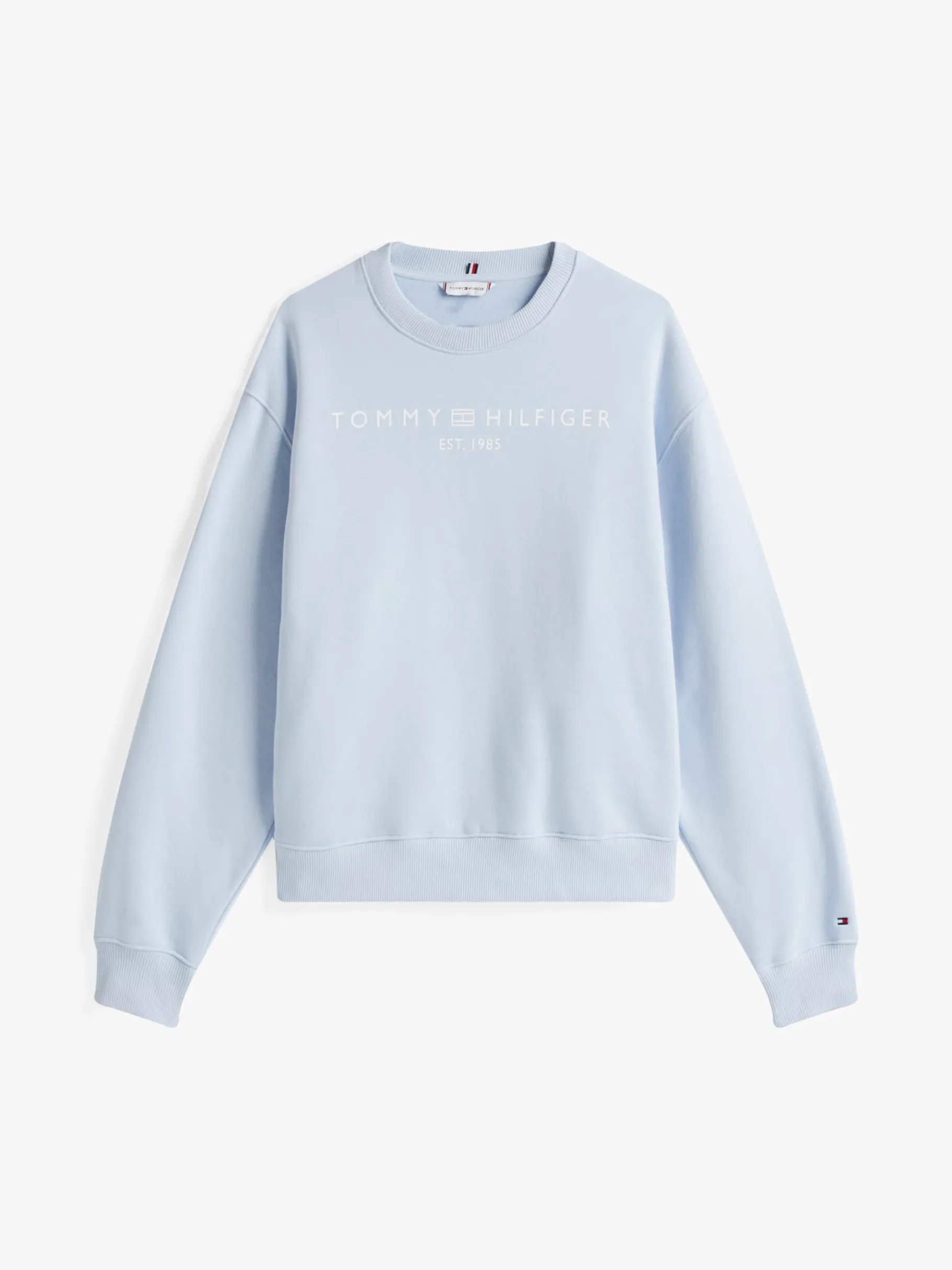 Tommy Hilfiger Regular Fit Sweatshirt mit Logo BREEZY BLUE Clearance