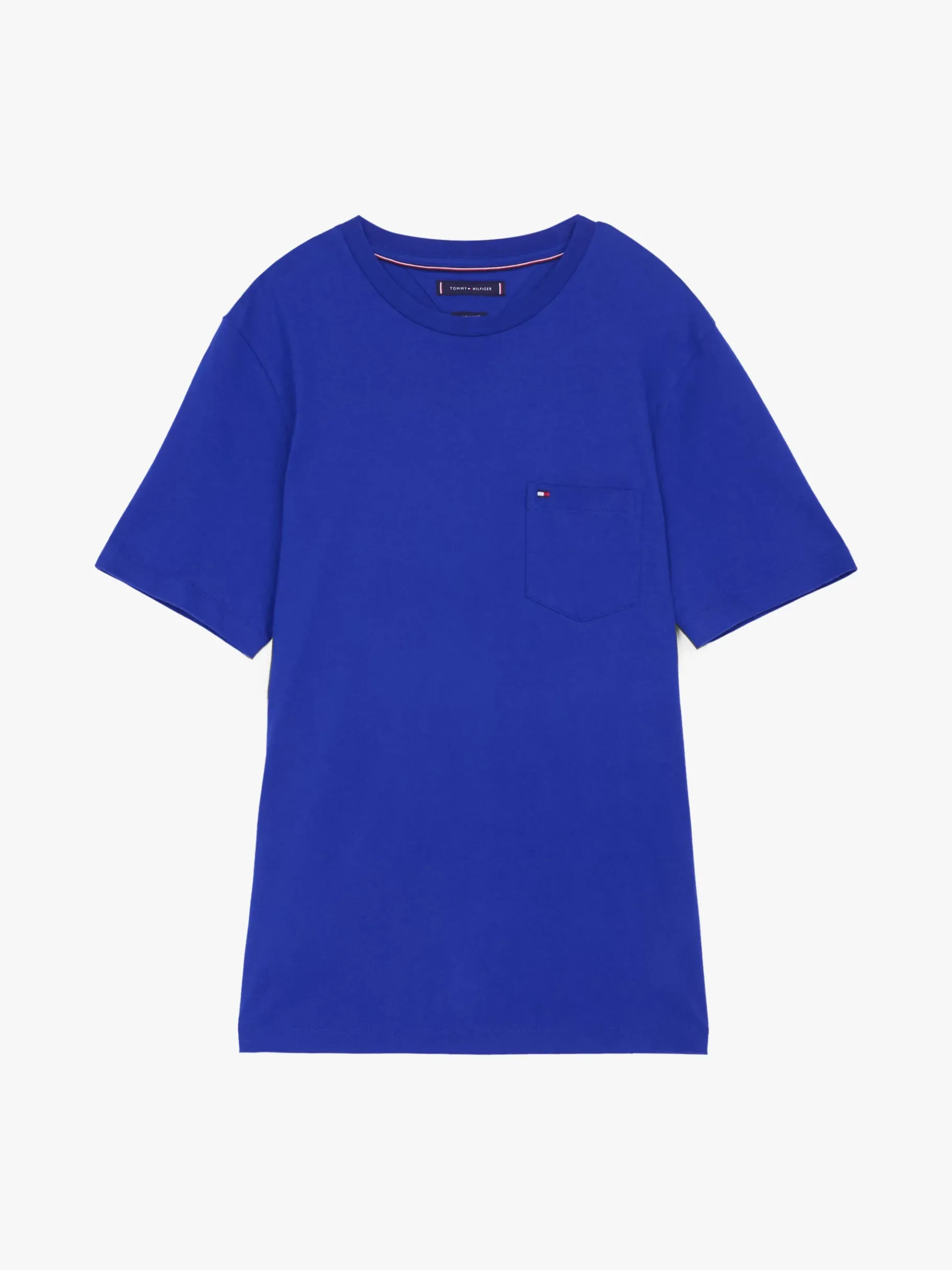 Tommy Hilfiger Regular Fit T-Shirt mit Brusttasche WEDGE BLUE Fashion