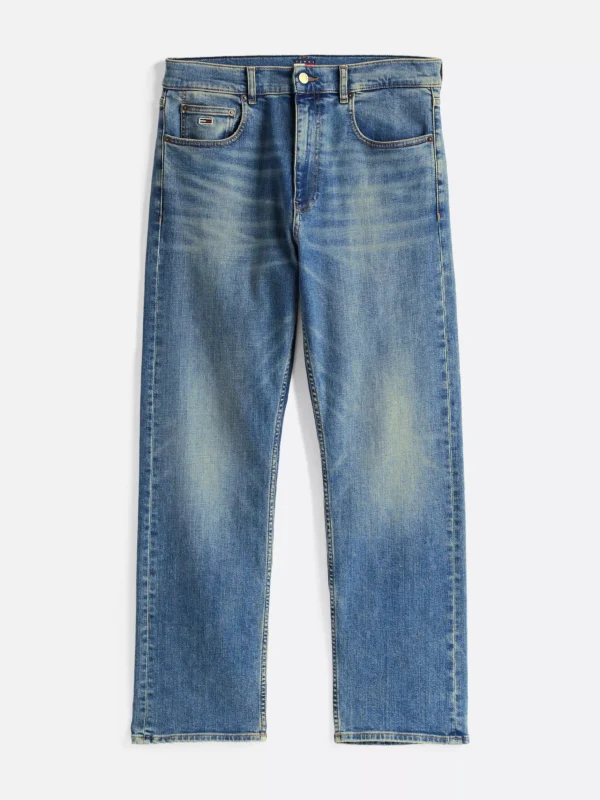 Tommy Hilfiger Regular Straight Leg Jeans mit Whisker-Effekt DENIM MEDIUM Online