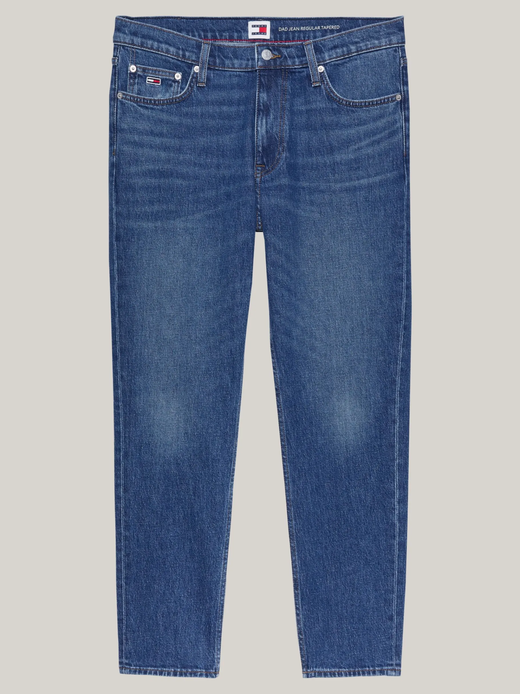 Tommy Hilfiger Regular Tapered Dad Jeans mit Whisker-Effekt DENIM DARK New