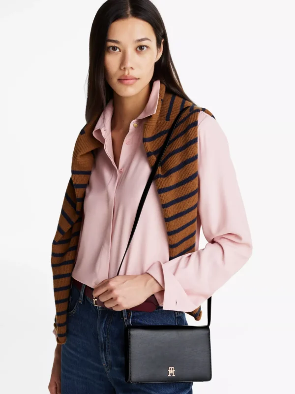 Tommy Hilfiger Reisebrieftasche mit Magnetverschluss BLACK New