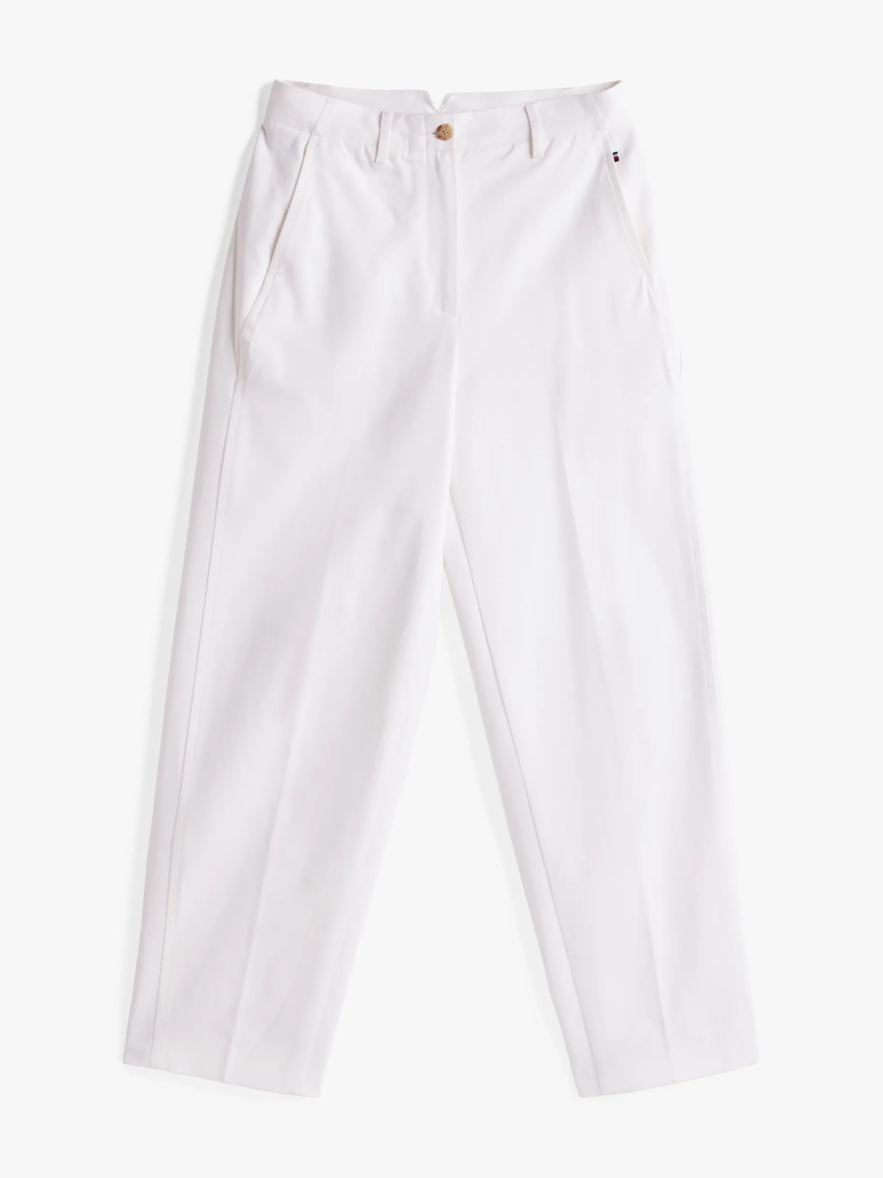 Tommy Hilfiger Relaxed Fit Chinos mit Straight Leg TH OPTIC WHITE Outlet