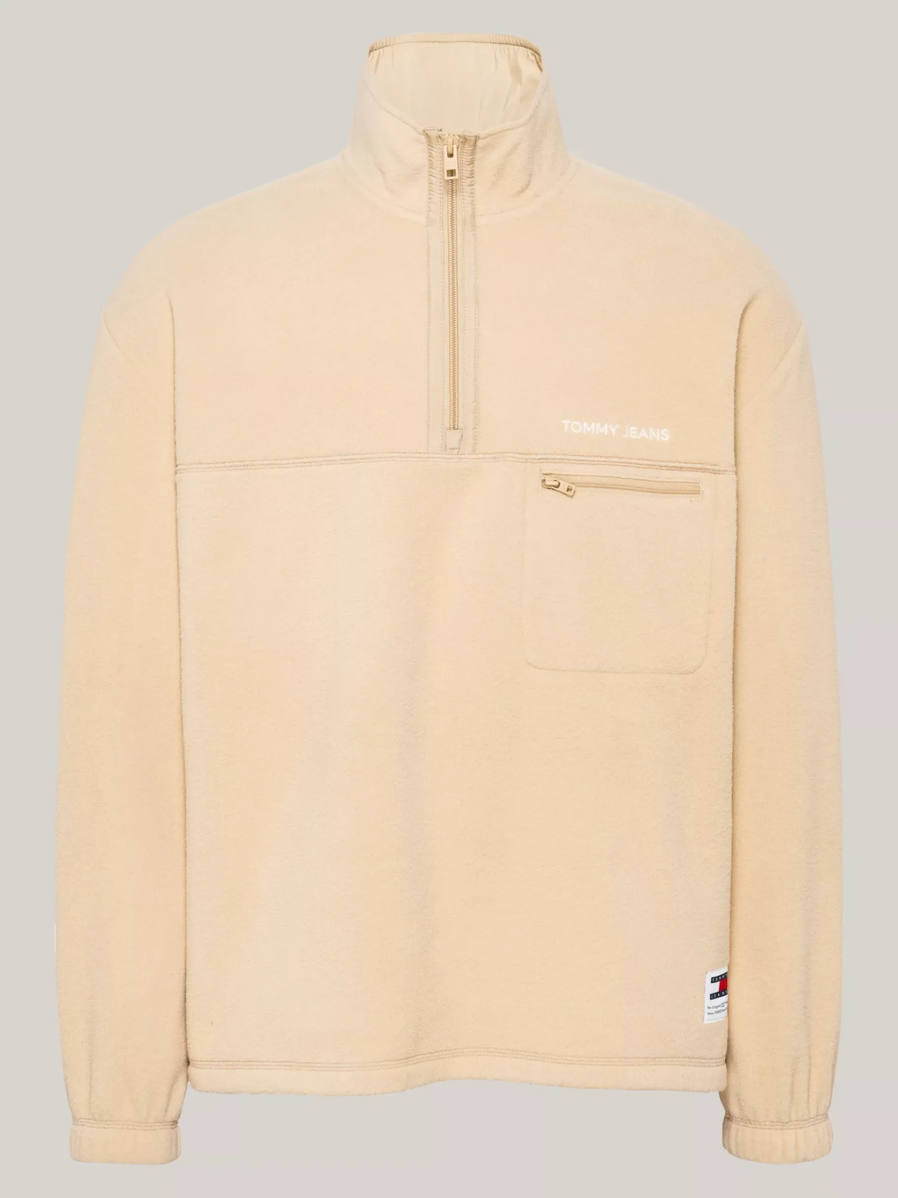 Tommy Hilfiger Relaxed Fit Fleece-Sweatshirt GENTLE GOLD Cheap