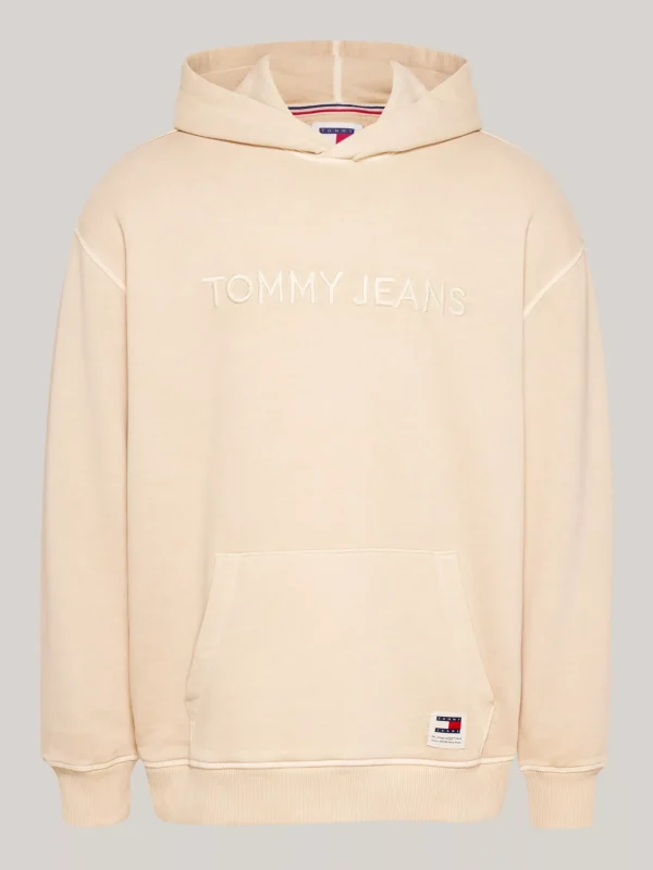 Tommy Hilfiger Relaxed Fit Hoodie mit aufgesticktem Logo GENTLE GOLD Fashion