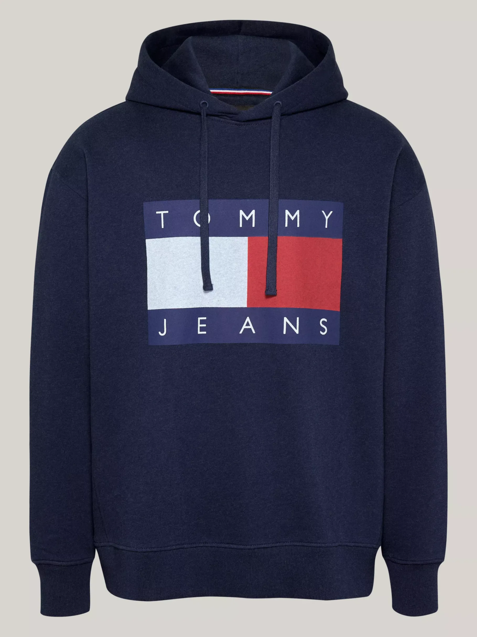 Tommy Hilfiger Relaxed Fit Hoodie mit Tommy Flag-Badge DARK NIGHT NAVY MELANGE Online
