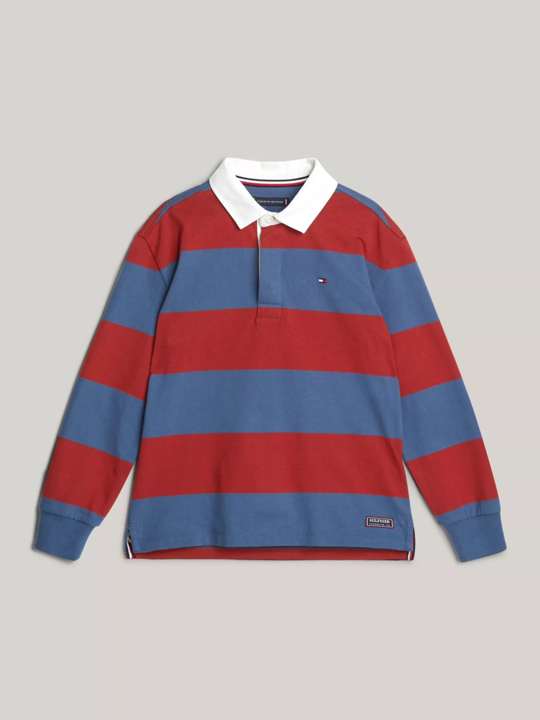 Tommy Hilfiger Relaxed Fit Langarm-Poloshirt mit Streifen RWB COLORBLOCK Cheap