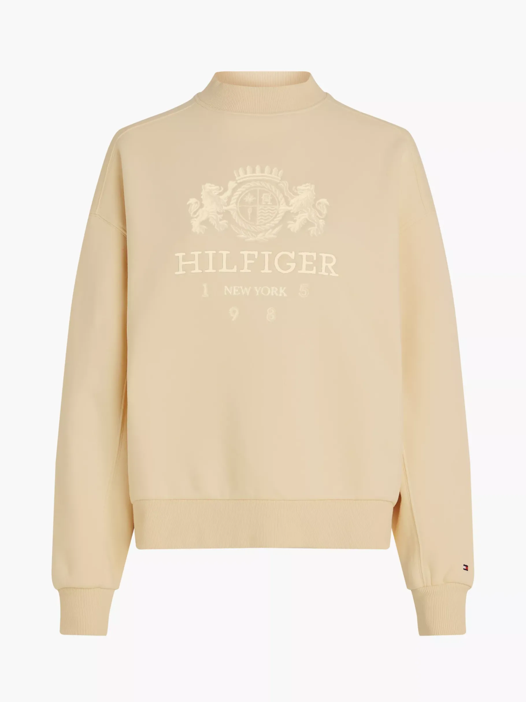 Tommy Hilfiger Relaxed Fit Sweatshirt mit Logo-Stickerei COUNTRY IVORY Store