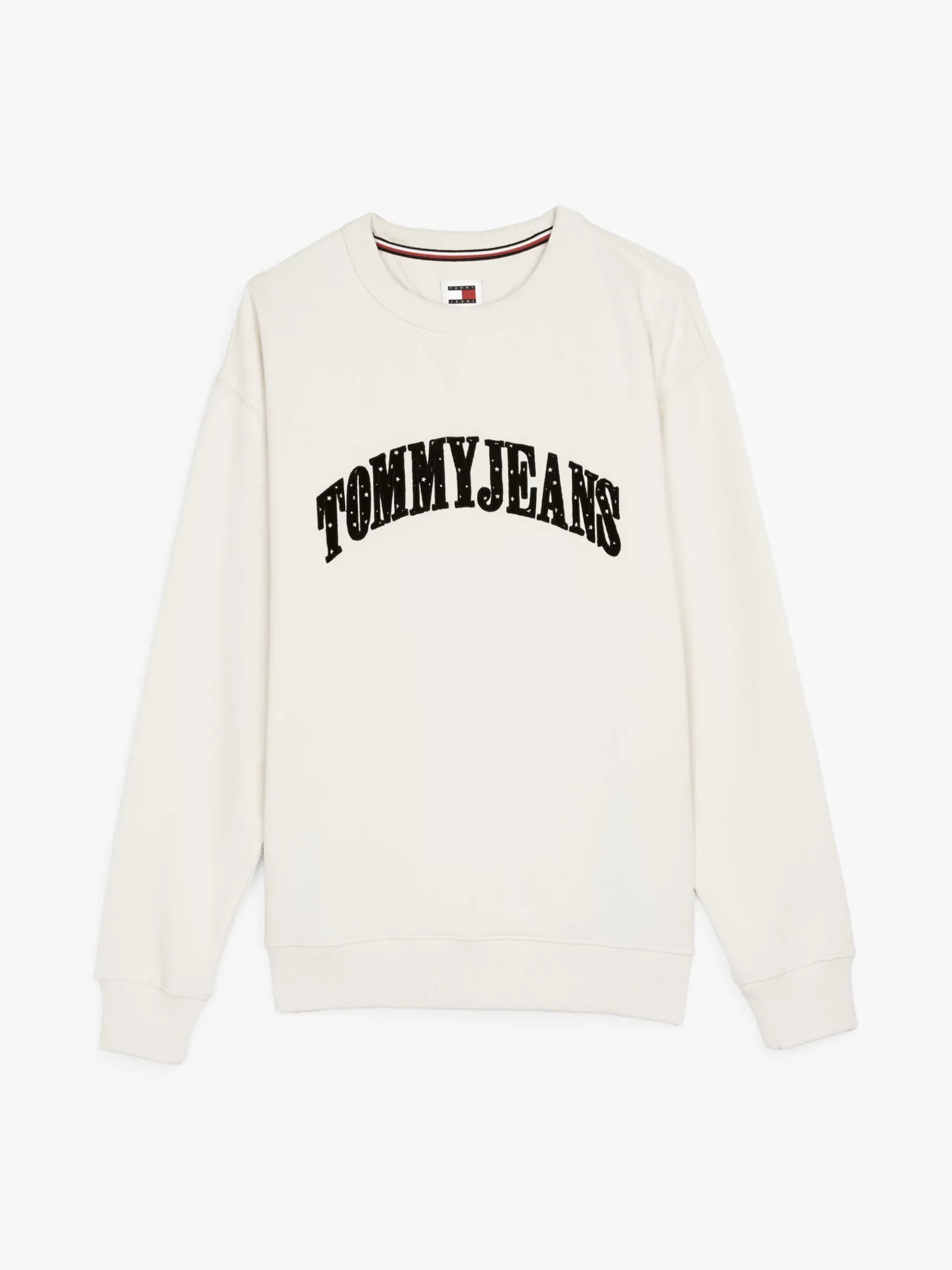 Tommy Hilfiger Relaxed Fit Sweatshirt mit Logo-Applikation IVORY Flash Sale