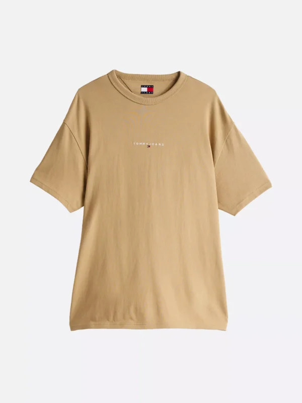 Tommy Hilfiger Relaxed Fit T-Shirt mit aufgesticktem Logo RELIC TAN Outlet