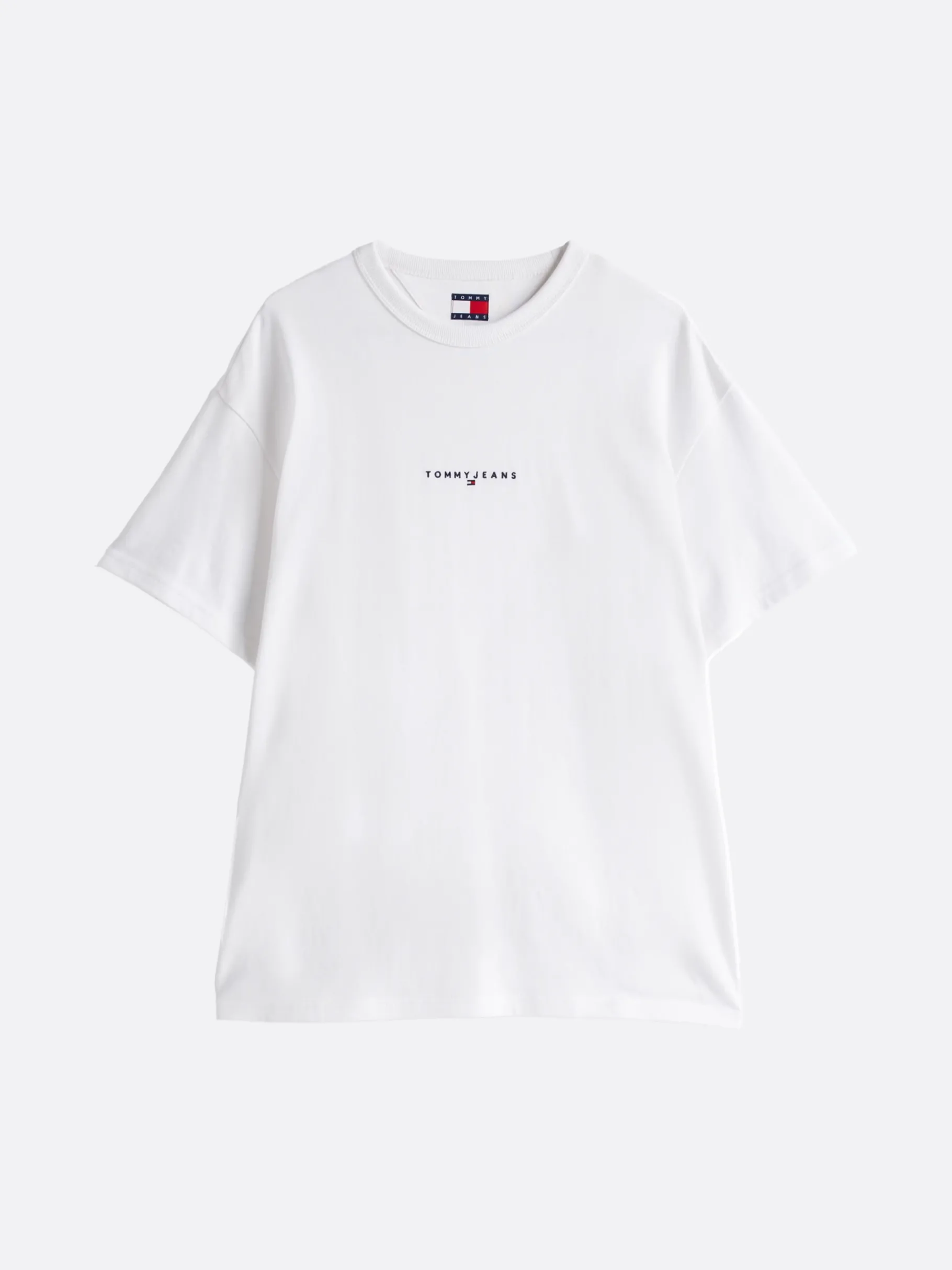 Tommy Hilfiger Relaxed Fit T-Shirt mit aufgesticktem Logo WHITE Clearance