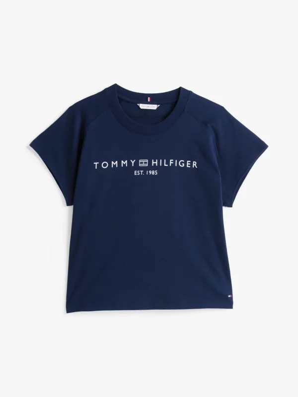 Tommy Hilfiger Relaxed Fit T-Shirt mit Flügelärmeln DARK NIGHT NAVY Outlet