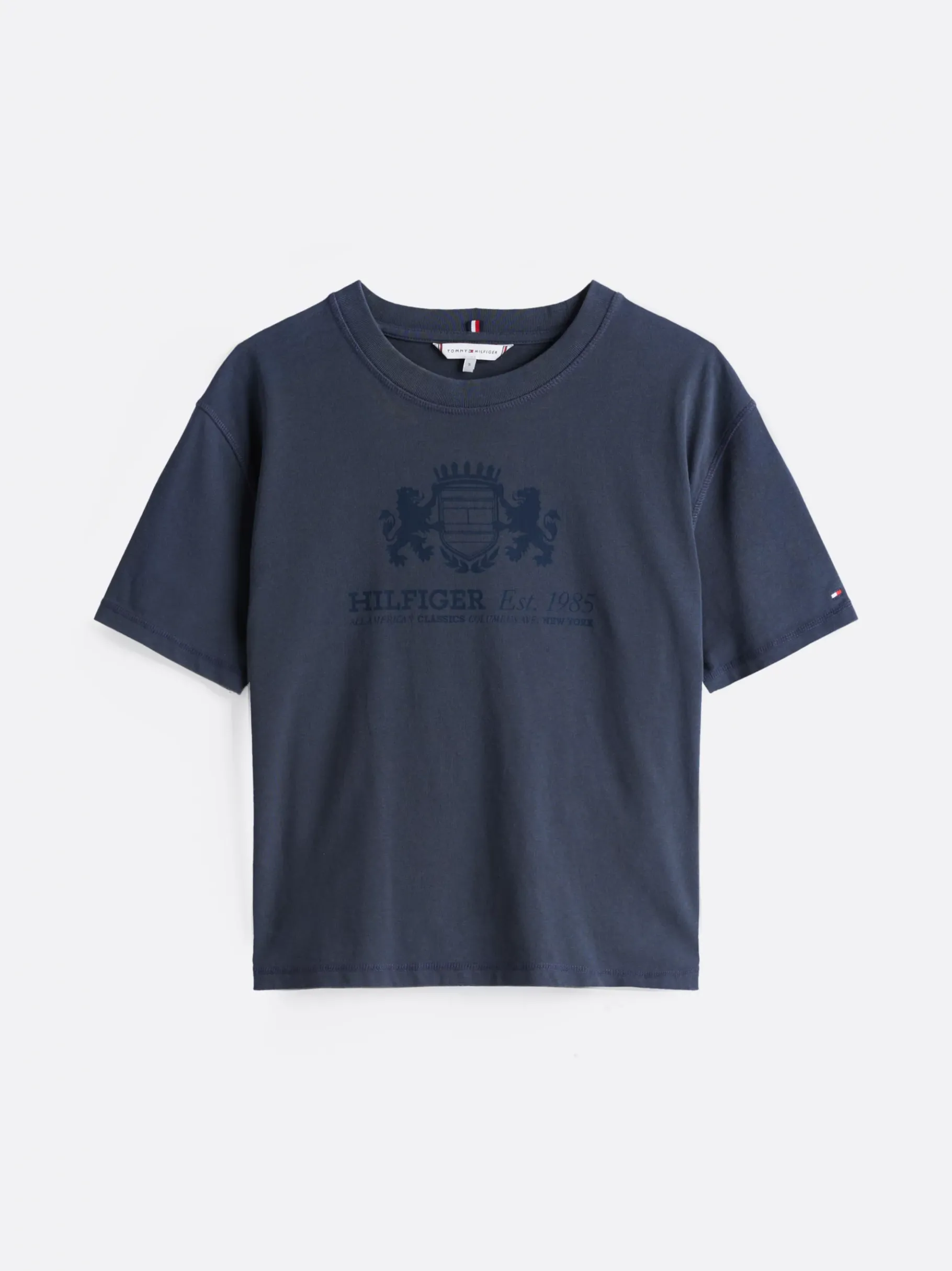 Tommy Hilfiger Relaxed Fit T-Shirt mit Rundhalsausschnitt MILITARY DENIM Discount