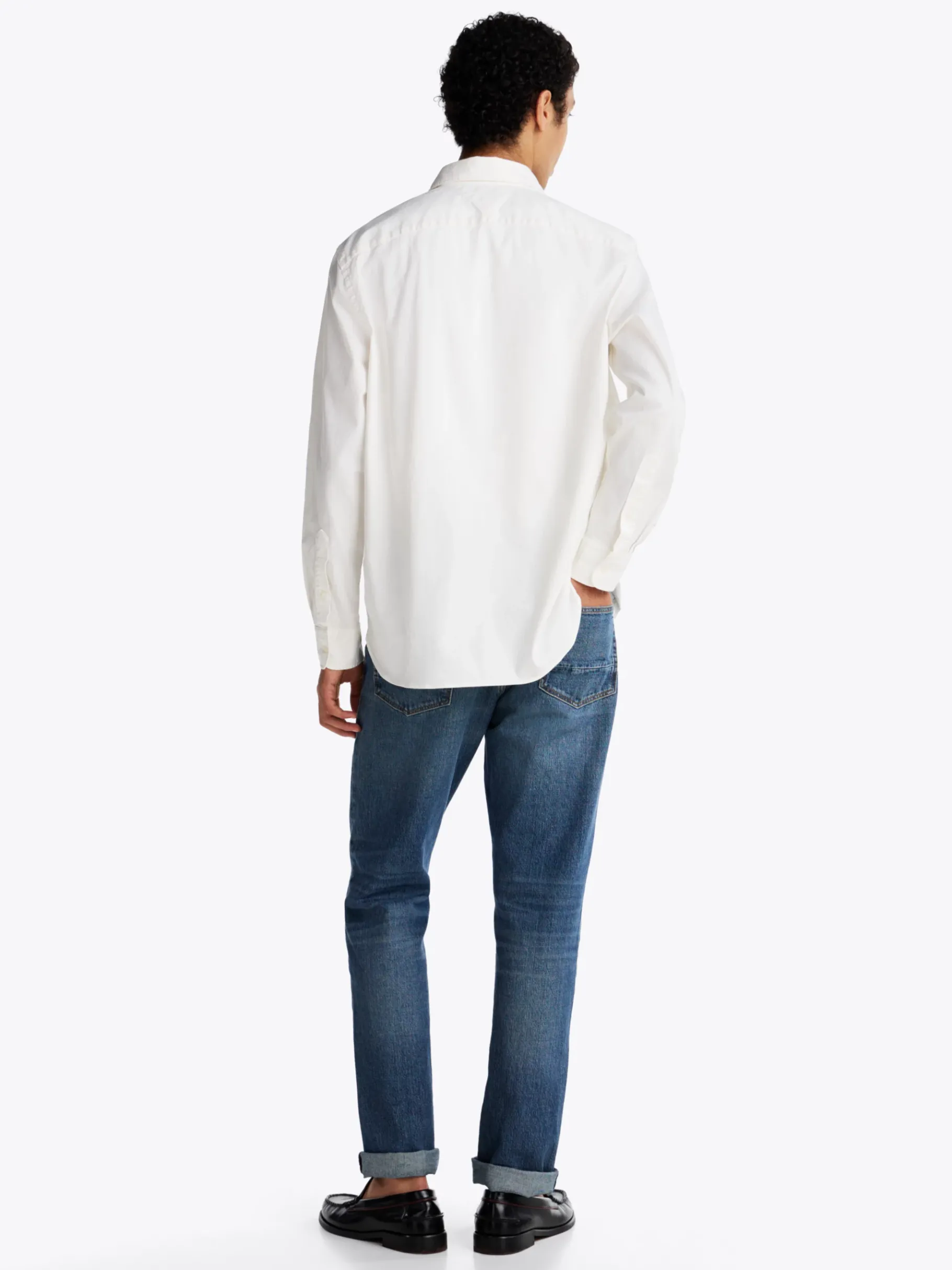 Tommy Hilfiger Relaxed Fit Twill-Hemd IVORY SILK Best