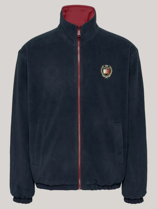 Tommy Hilfiger Relaxed Fit Wendejacke mit Polar-Fleece DEEP ROUGE Outlet