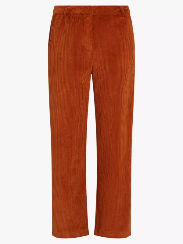 Tommy Hilfiger Relaxed Straight Leg Fit Hose aus Cord AUTUMN ORANGE Discount