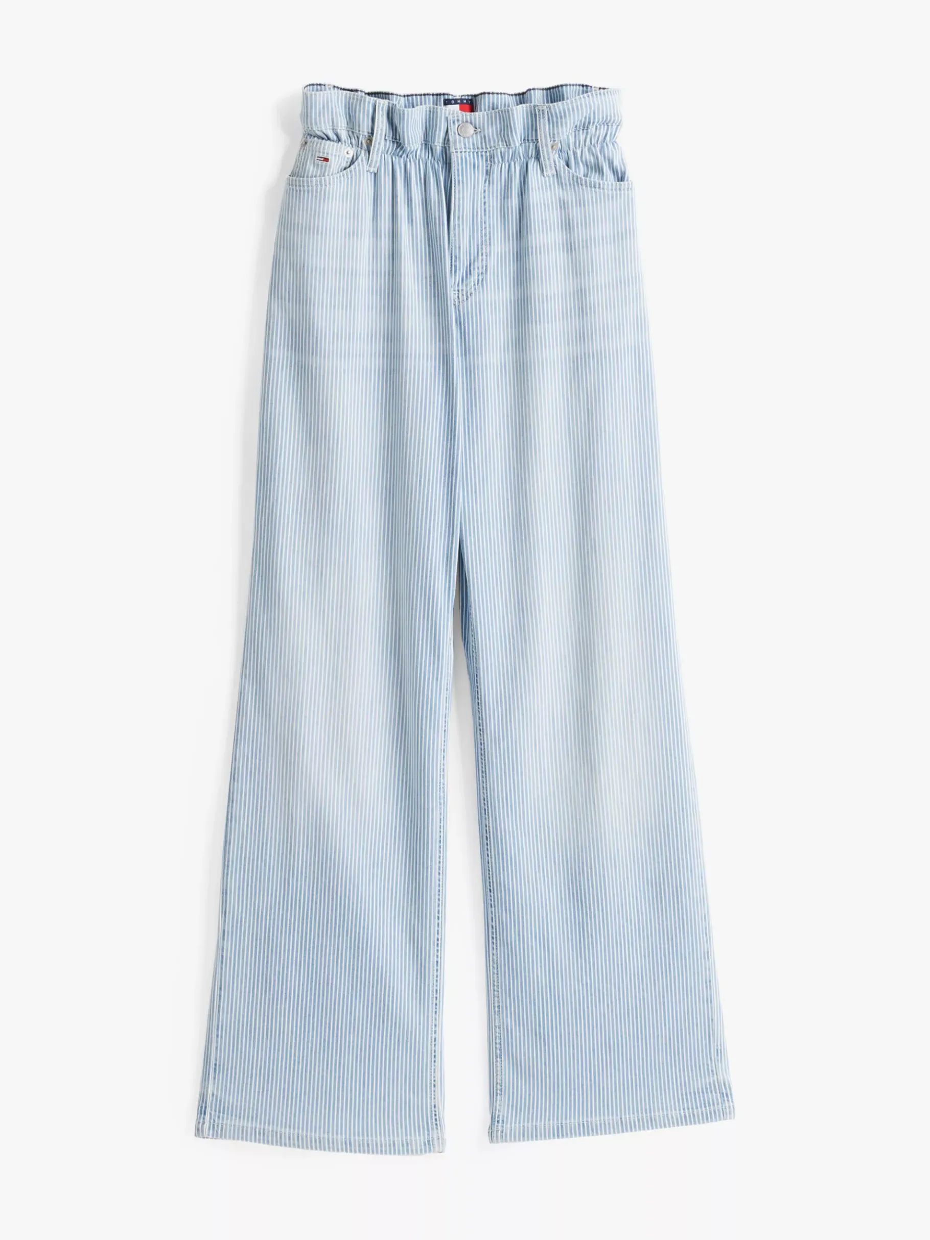 Tommy Hilfiger Relaxed Straight Leg Jeans mit Paperbag-Bund DENIM MEDIUM Online