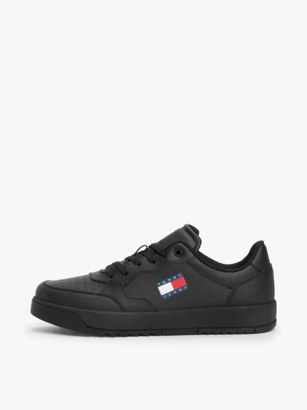 Tommy Hilfiger Retro-Sneaker mit halb rutschhemmender Sohle BLACK New